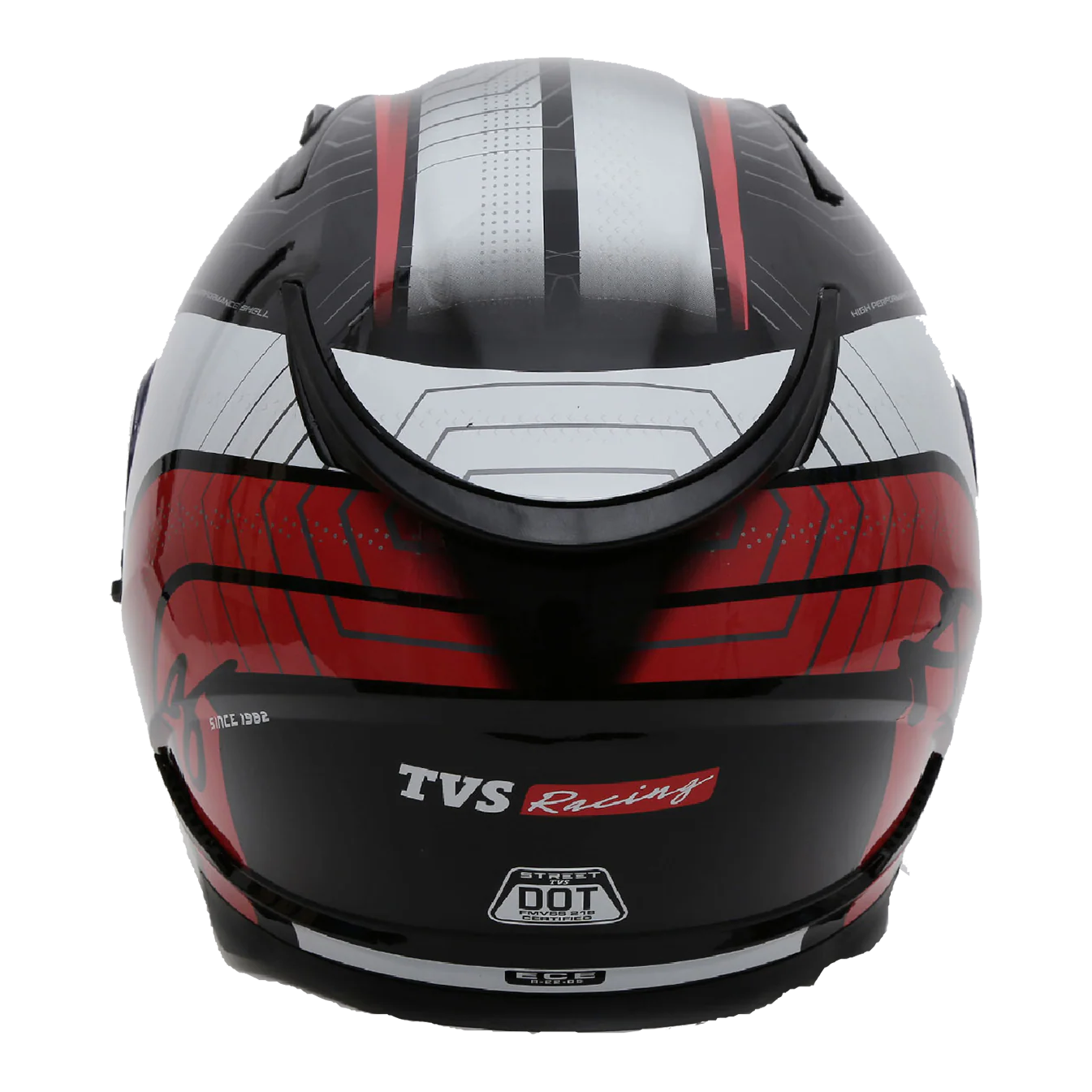TVS Racing Helmet for Men - Anti-Fog Pin-Lock, DOT/ISI/ECE Certified Full Face Bike Helmet - Image 3