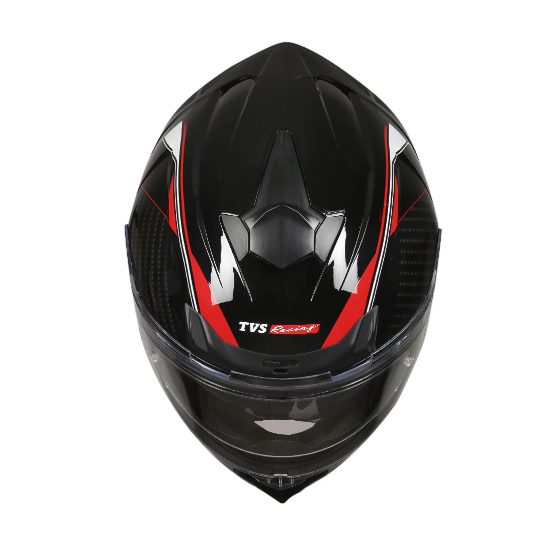 TVS Racing Hurricane Series Full Face Dual Visor Helmet for Men | Premium Bike Helmets with ABS Shell, UV Paint | Quick Release System | Aerodynamic Design | ECE, DOT & ISI Certified - Image 8