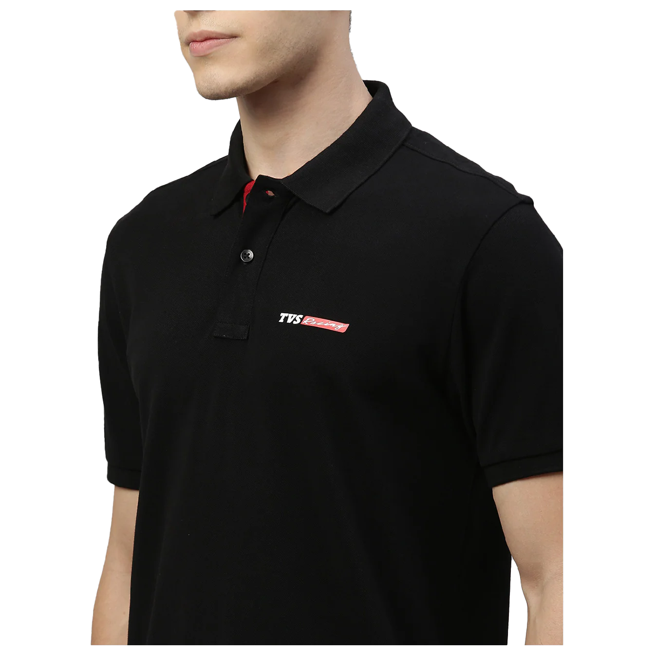 TVS Racing Polo T Shirt Cotton (Black) - Image 6