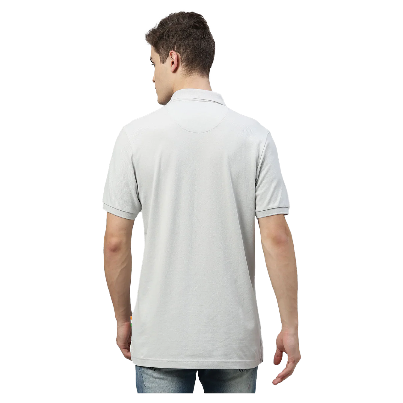 TVS Racing Polo T Shirt Cotton (Grey) - Image 5
