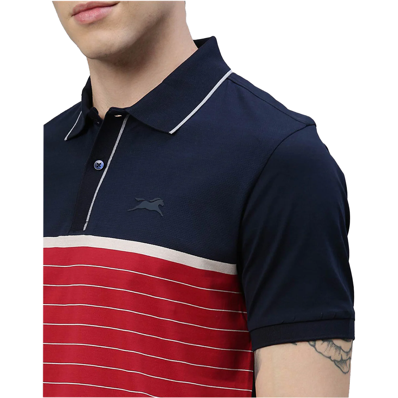 TVS Racing Polo T-Shirt Cotton Red Blue – Stylish & Comfortable - Image 4