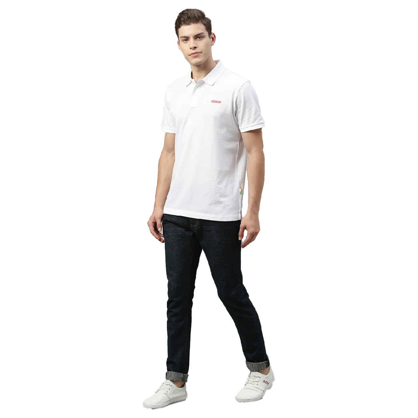 TVS Racing Polo T Shirt Cotton (White) - Image 4