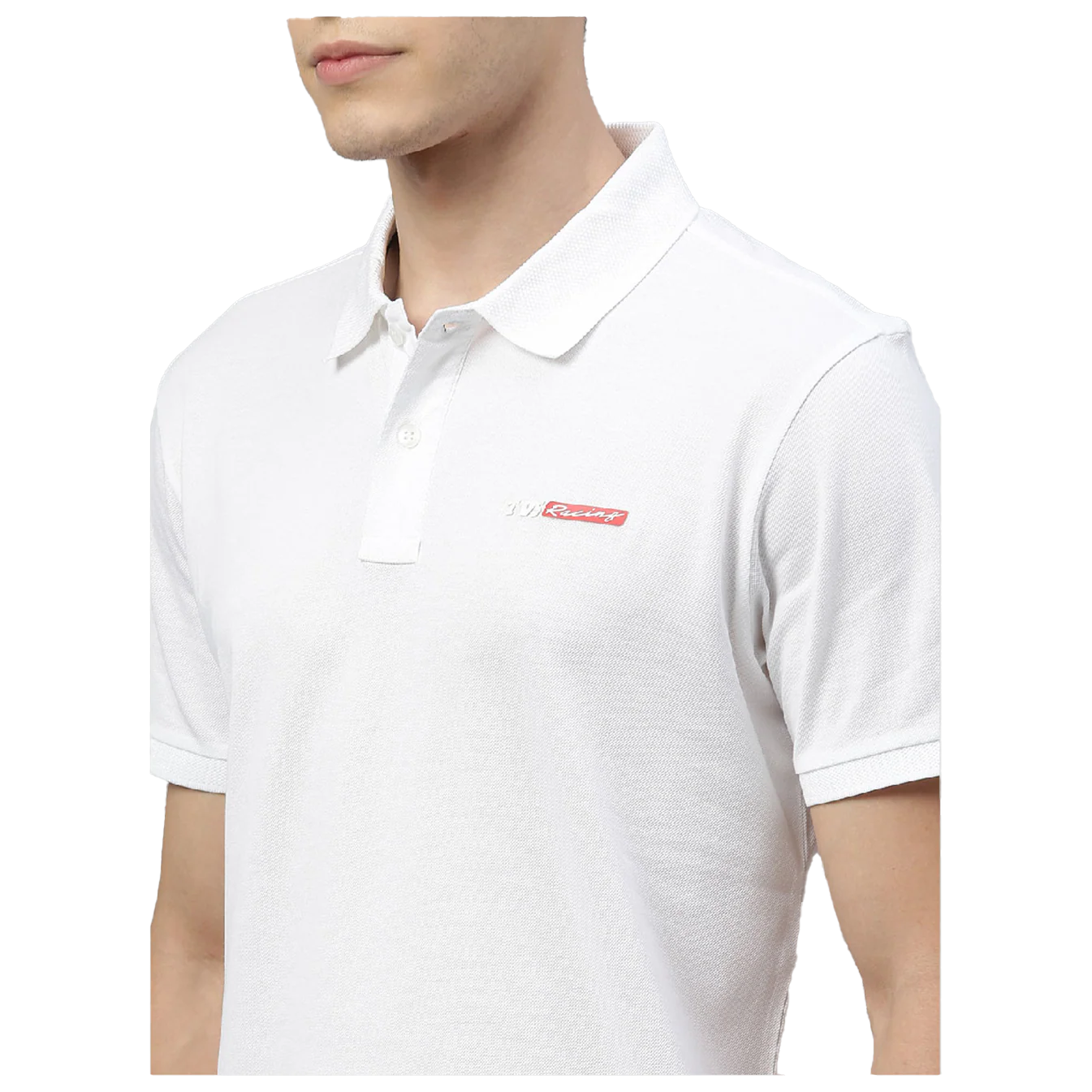 TVS Racing Polo T Shirt Cotton (White) - Image 6