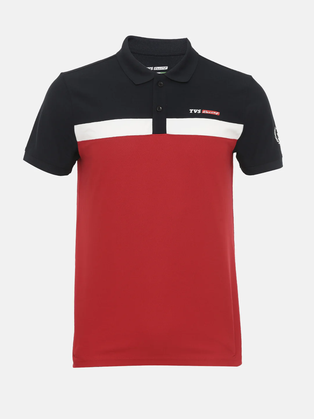 TVS Racing Polo T-Shirt | Durable & Stylish Polyester Polo in Blue & Red - Image 6