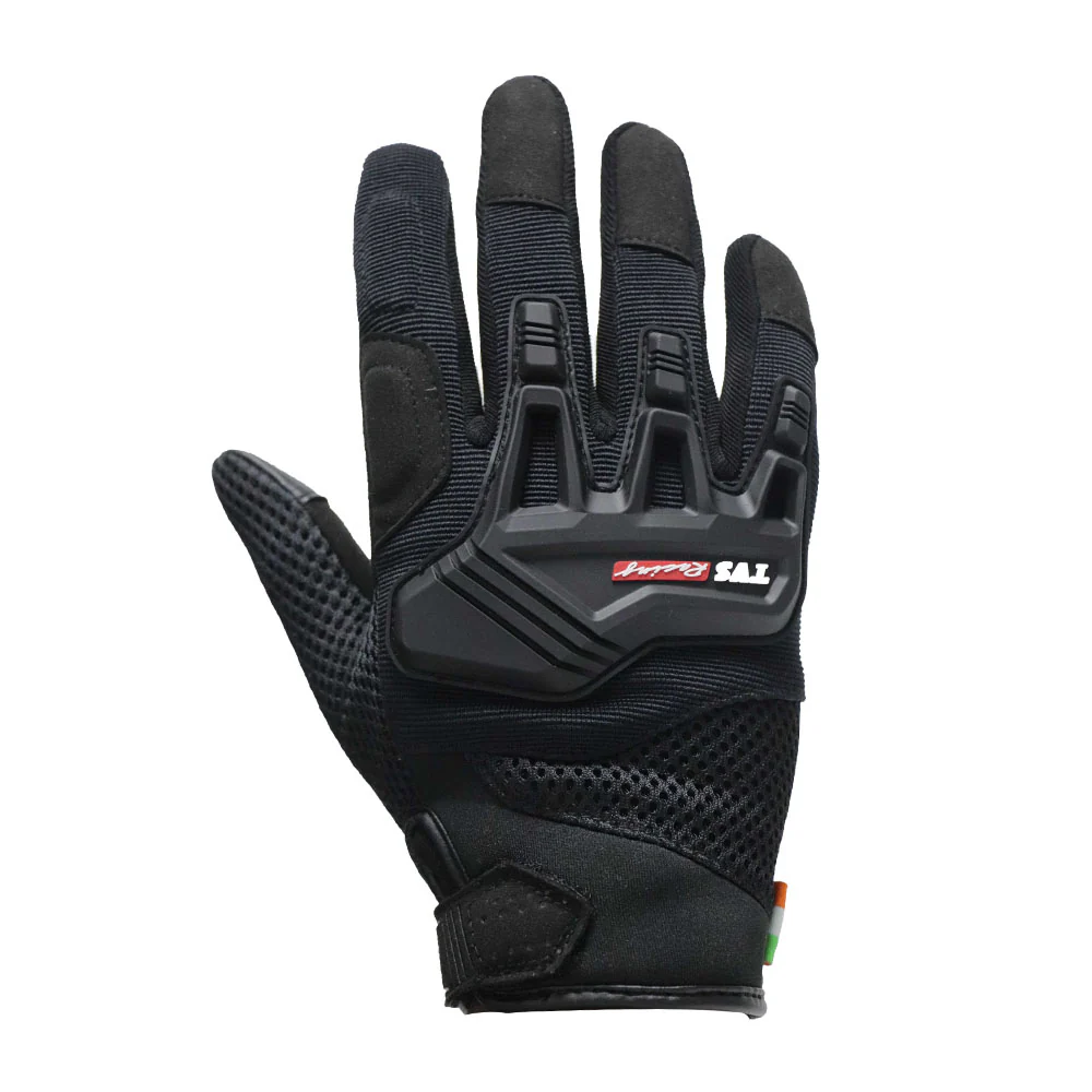 TVS Racing Riding Gloves City - Black | Smartphone Friendly for Ultimate Grip - Image 3