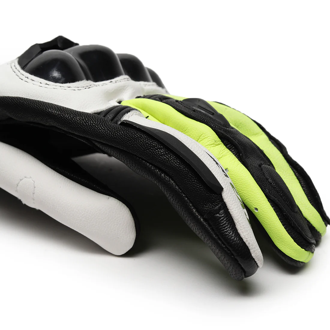 TVS Racing Race Riding Gloves for Men | TPR Protection, Touch Screen Compatible, Visor Wiper | Off-Road Bike Gloves (Black & Neon) - Image 5