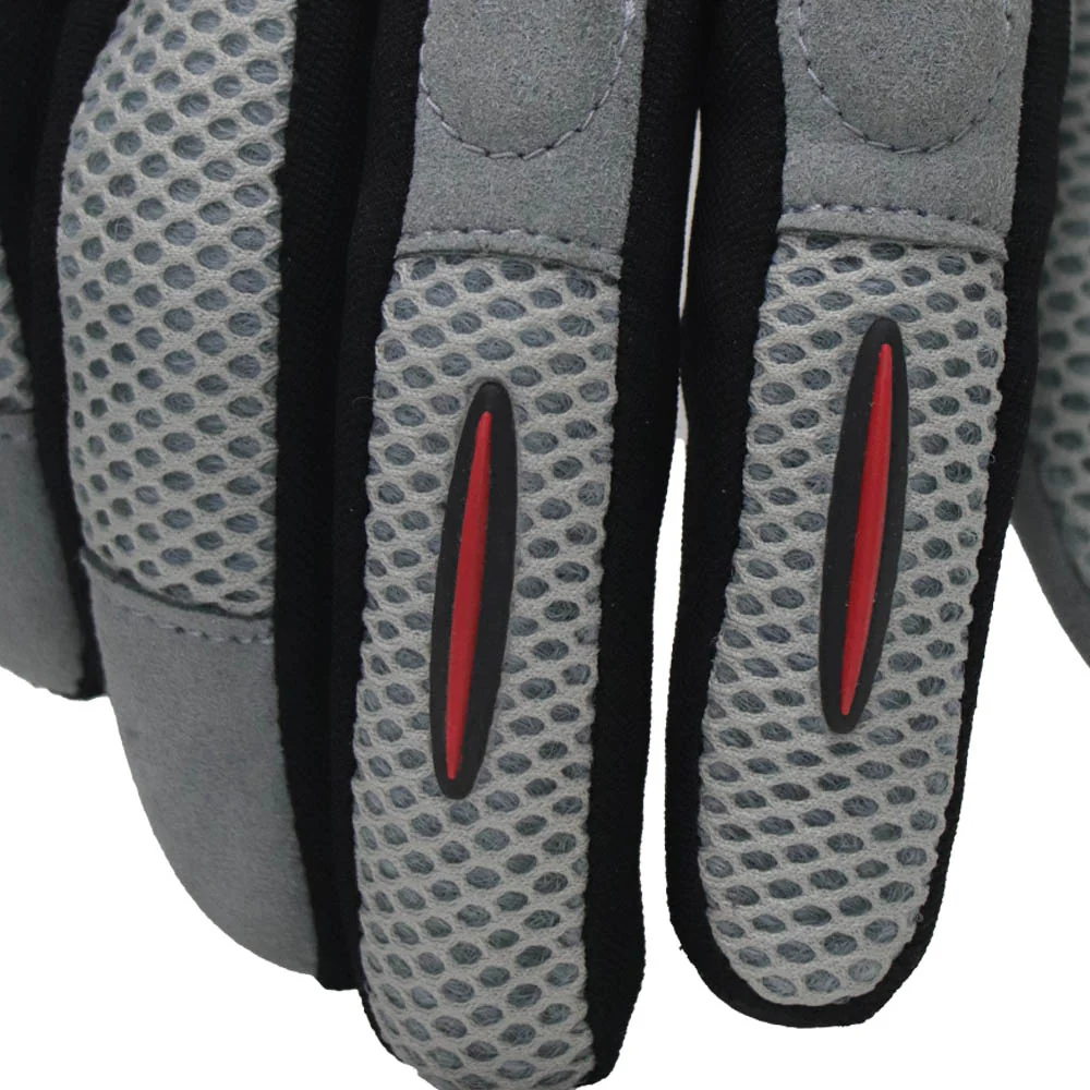 TVS Racing Street Riding Gloves – PVC & Carbon Protection, Touch Screen Compatible, All-Weather Comfort (Grey) - Image 6