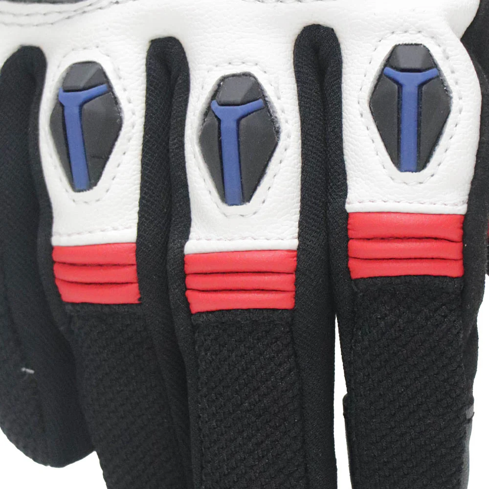 TVS Racing Urban Riding Gloves – Black & White, Touch Screen Compatible, Superior Protection & Comfort - Image 5