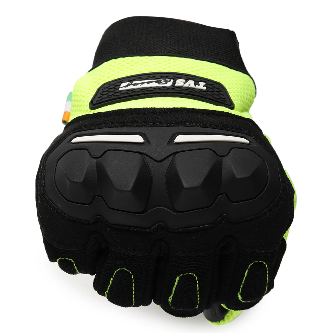 TVS Racing Xplorer Neon Riding Gloves – TPR Protection, All-Weather Comfort, Touch Screen Compatible - Image 4