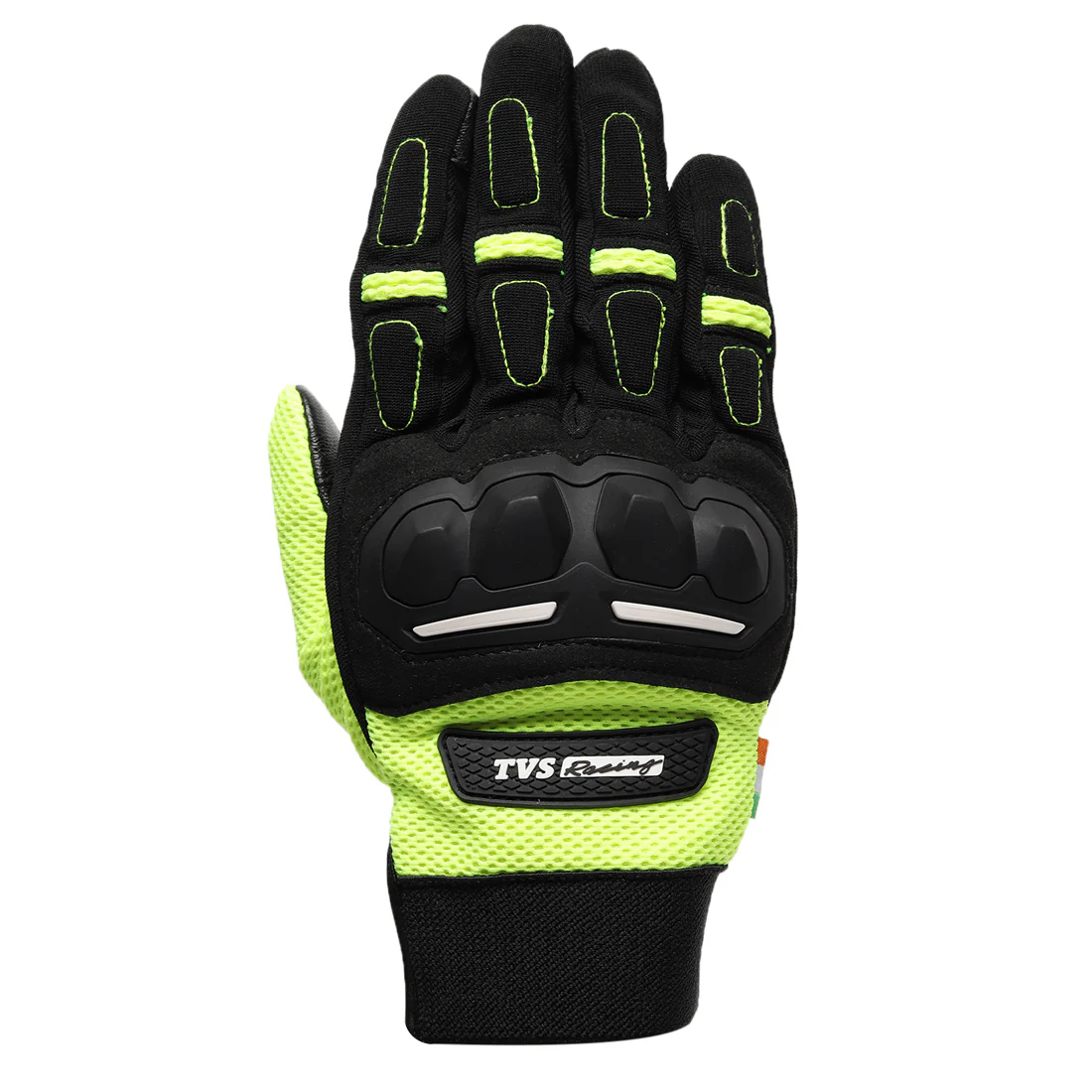 TVS Racing Xplorer Neon Riding Gloves – TPR Protection, All-Weather Comfort, Touch Screen Compatible - Image 5