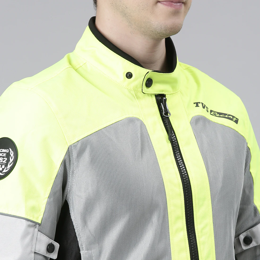 TVS Racing Road Zipper Riding Jacket for Men | 600D Polyester, CE Level 2 Armor Protection - Image 8