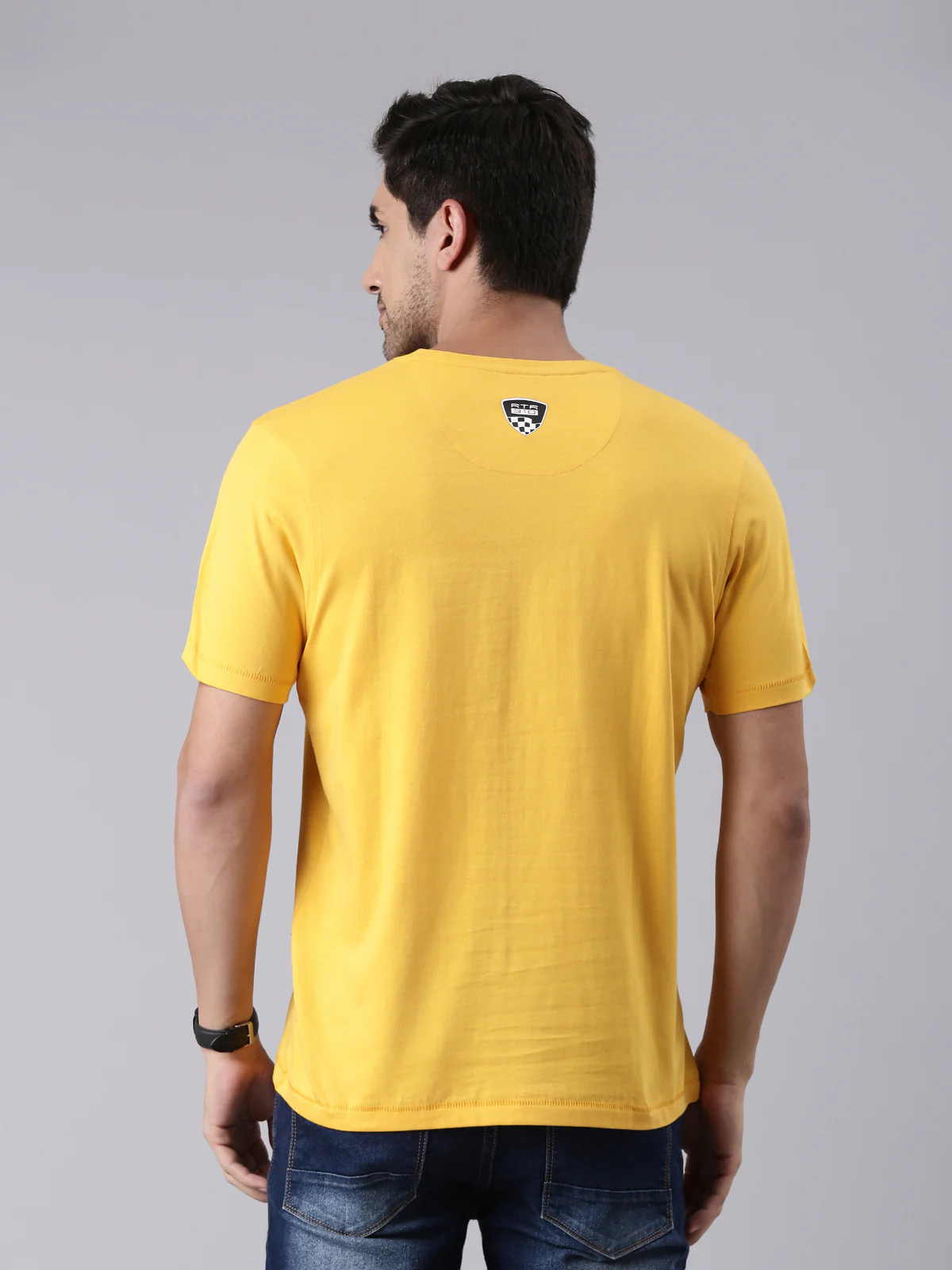 TVS Racing Fury Yellow RTR Crew Neck T-Shirt – 100% Cotton, HD Print Graphics - Image 5