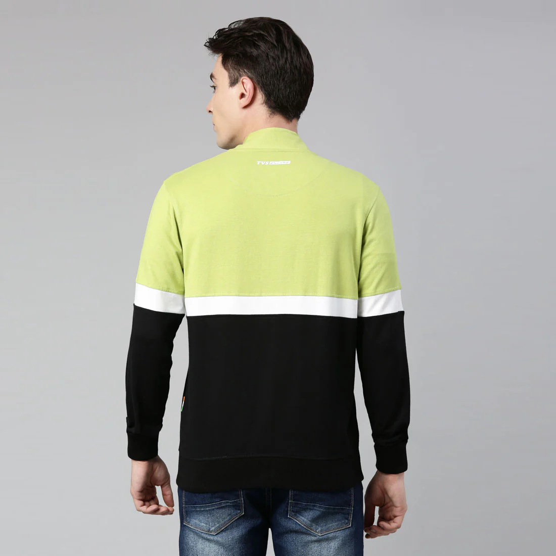 TVS Racing Storm Breaker High Neck Sweatshirt | 100% Cotton, 280 GSM for Comfort and Style - Image 3
