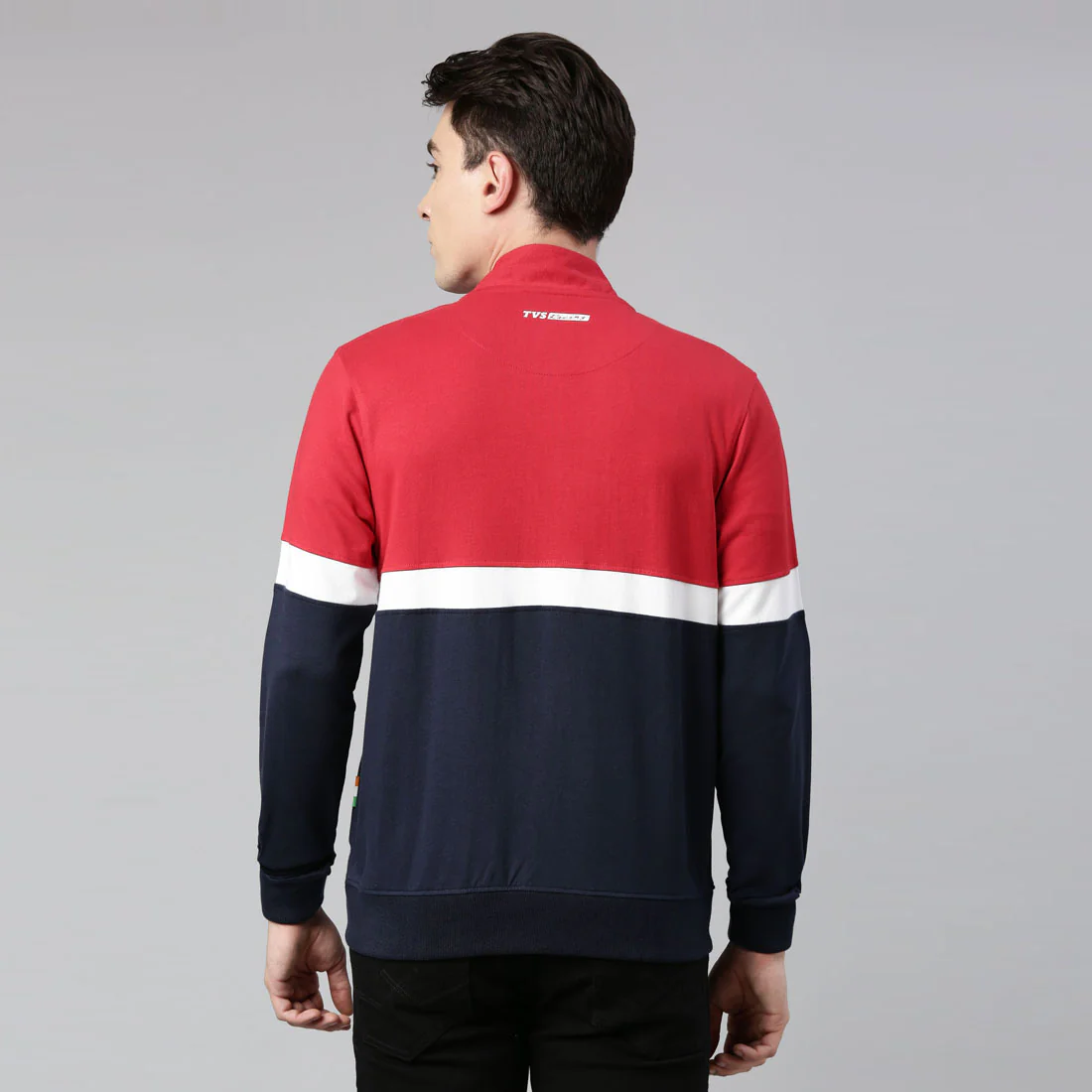 TVS Racing Storm Breaker High Neck Sweatshirt | 100% Cotton, Stylish & Cozy - Image 3