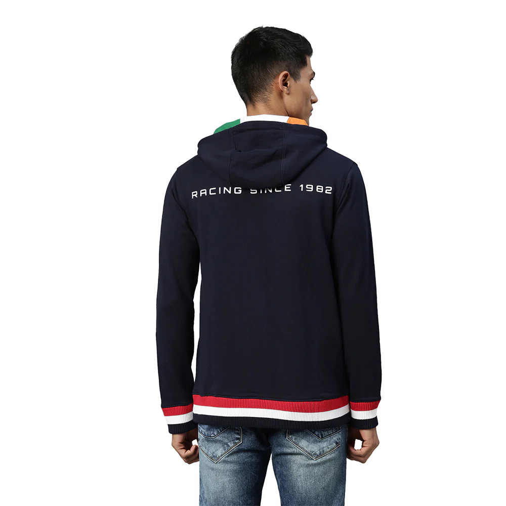 TVS Racing Hooded Sweatshirt - Navy Blue | Comfortable & Stylish - Image 5