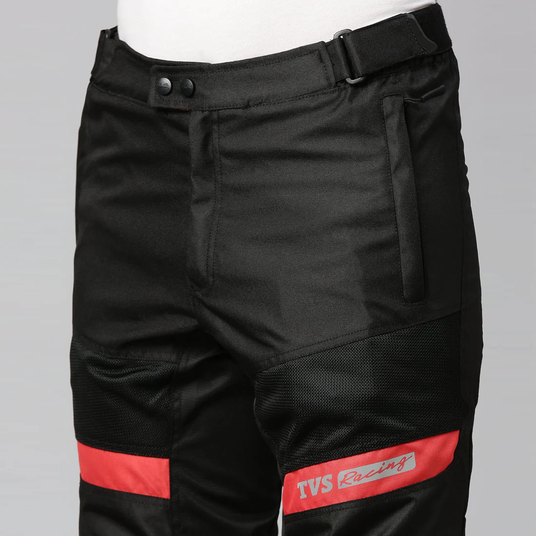 TVS Racing Riding Pant for Men – CE Level 2 Knee Armor, High Abrasion Resistance, Adjustable Fit & Reflective Safety - Image 5