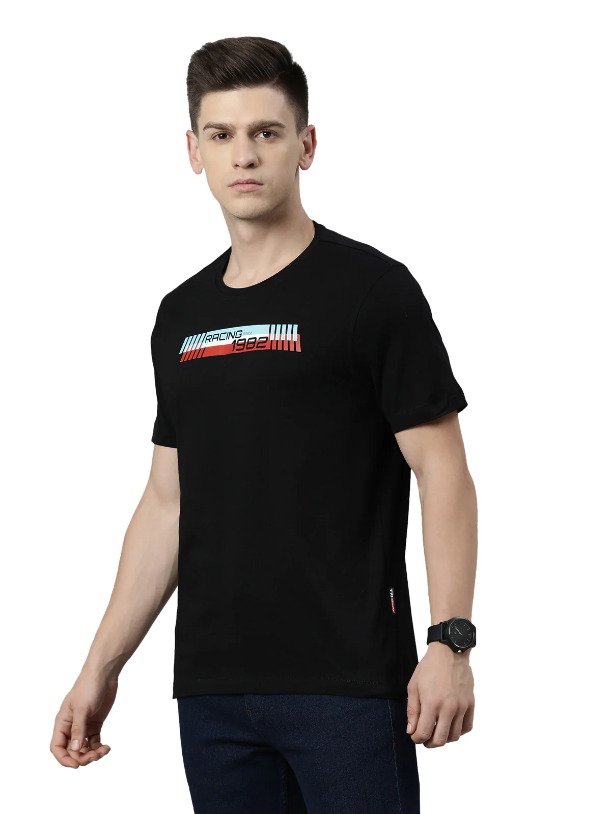 TVS Racing Tribe Tee 1982 | Classic Cotton Round Neck T-Shirt - Image 3