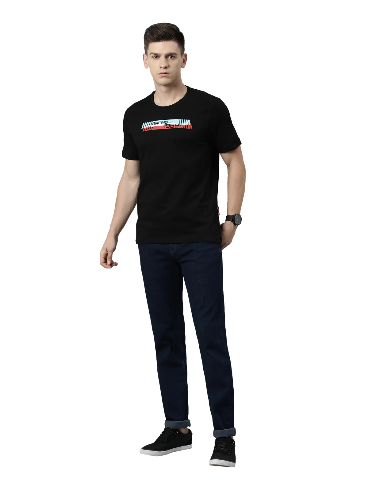TVS Racing Tribe Tee 1982 | Classic Cotton Round Neck T-Shirt - Image 4