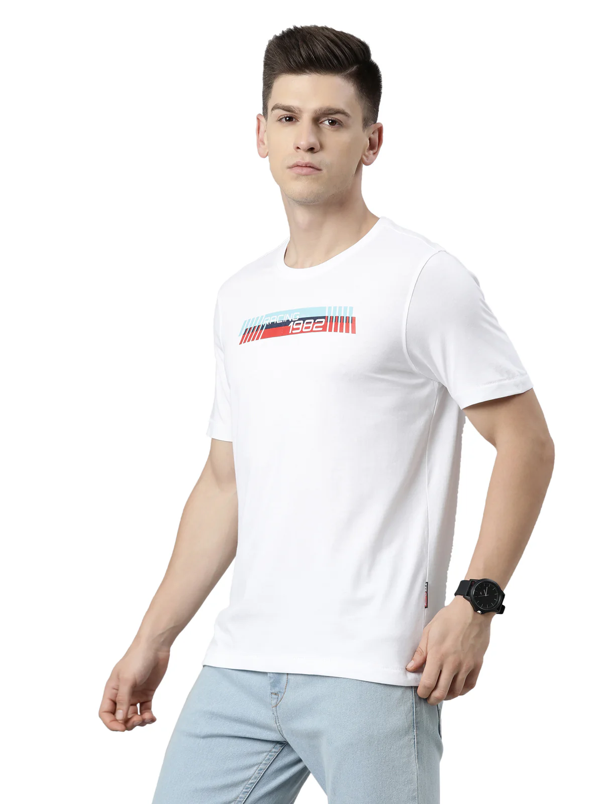 TVS Racing Tribe Tee 1982 | Classic Cotton Round Neck T-Shirt - Image 3