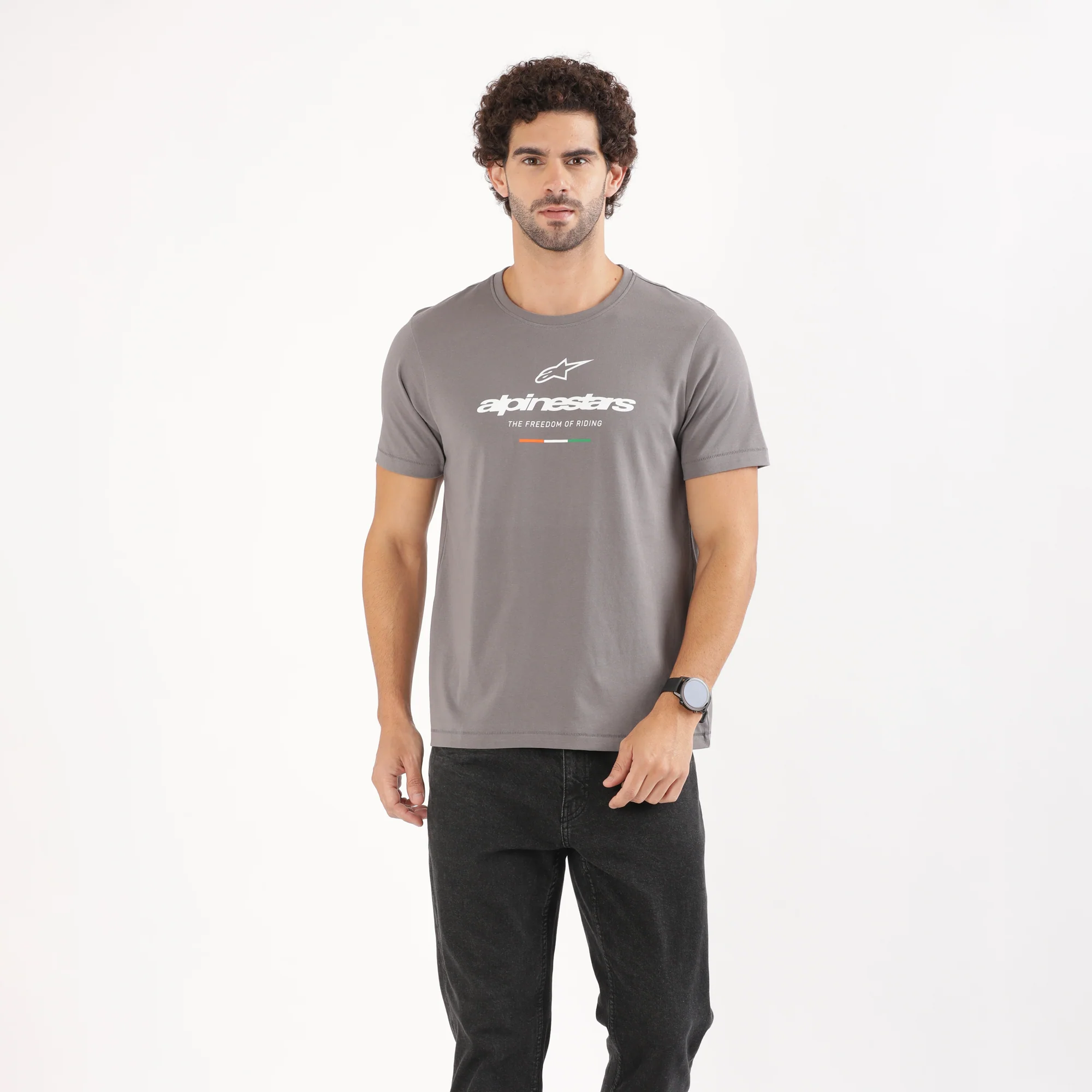 TVS Racing x Alpinestars Crew Neck T-Shirt | 100% Combed Cotton & Anti-Microbial - Image 4