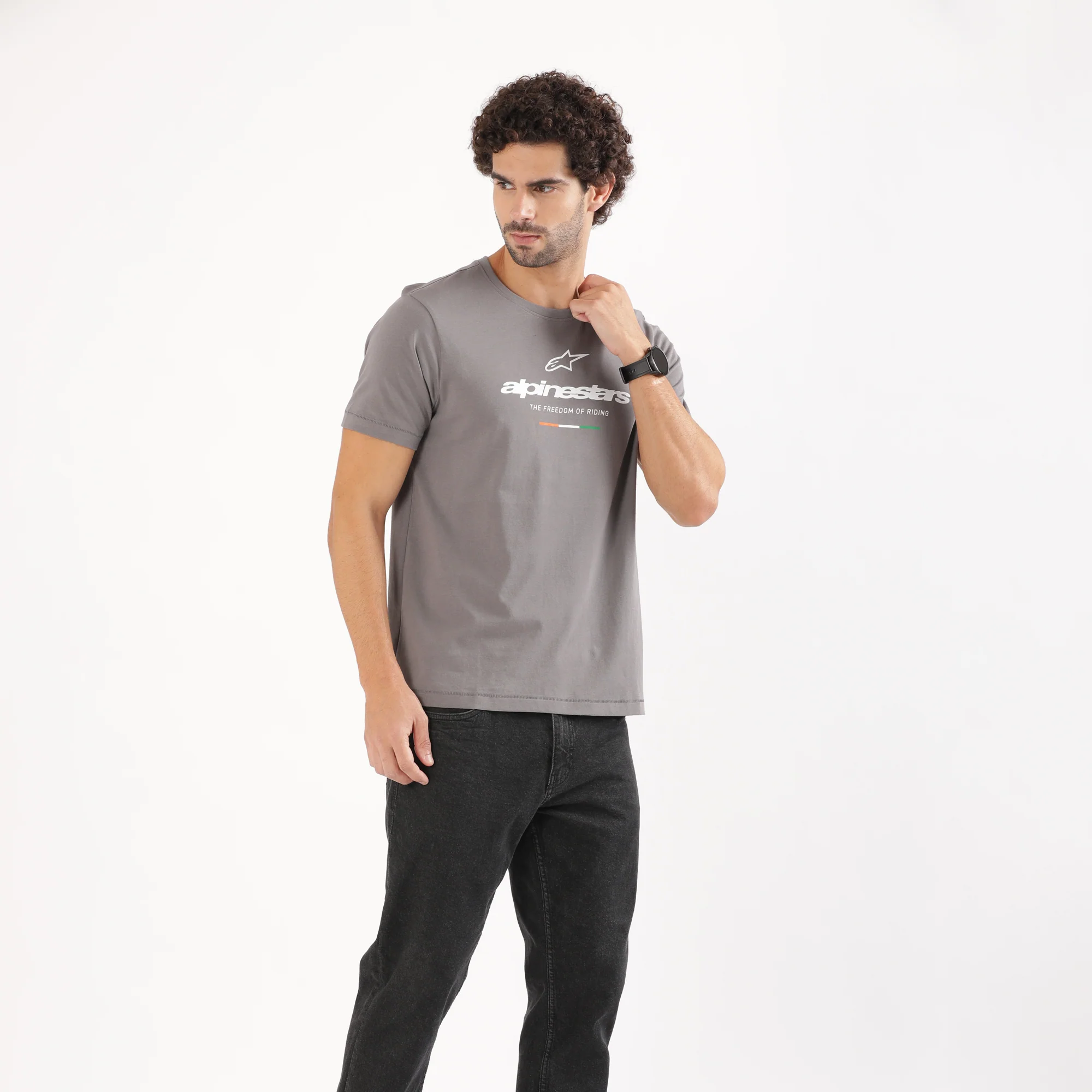 TVS Racing x Alpinestars Crew Neck T-Shirt | 100% Combed Cotton & Anti-Microbial - Image 5
