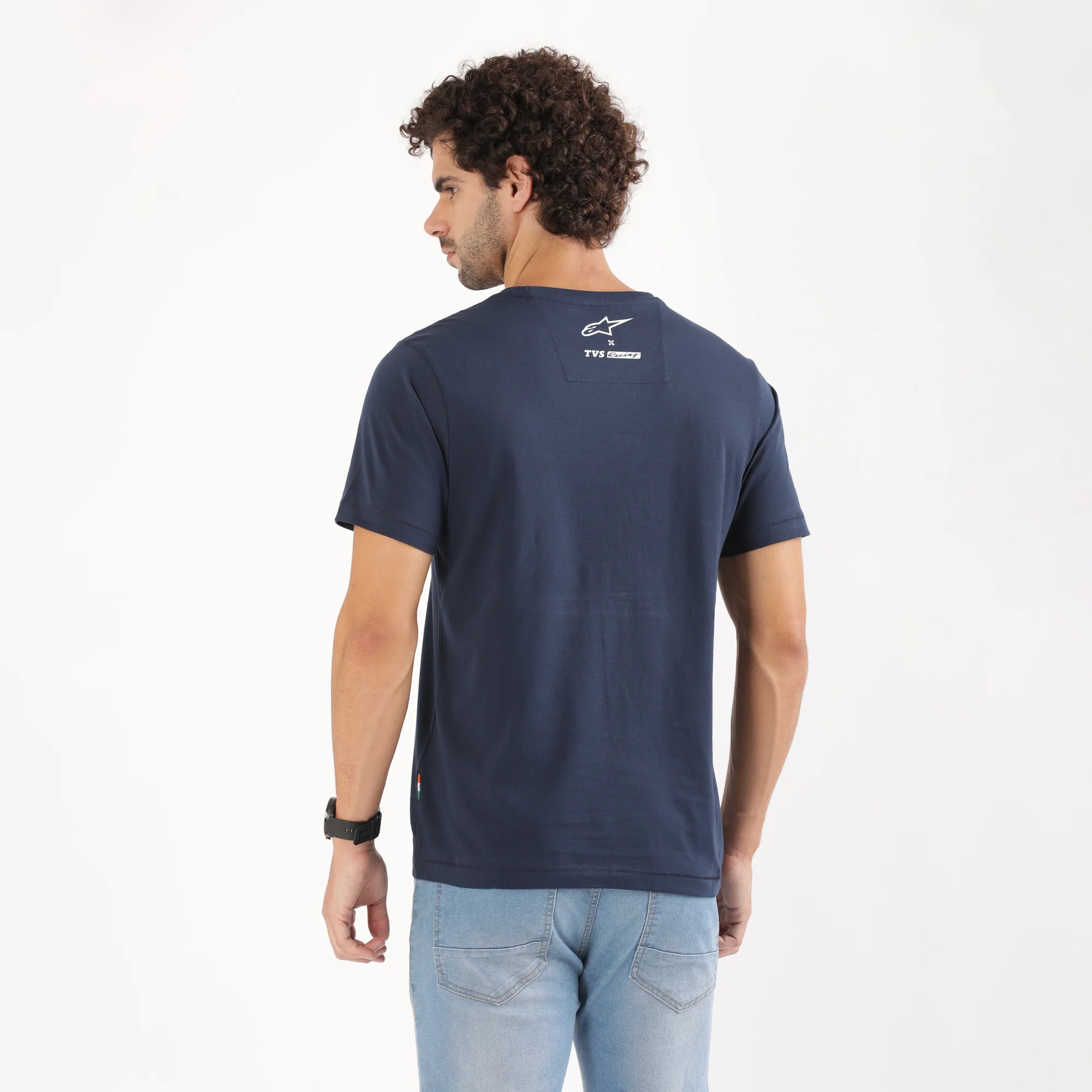 TVS Racing x Alpinestars Crew Neck T-Shirt | 100% Combed Cotton & Anti-Microbial - Image 8