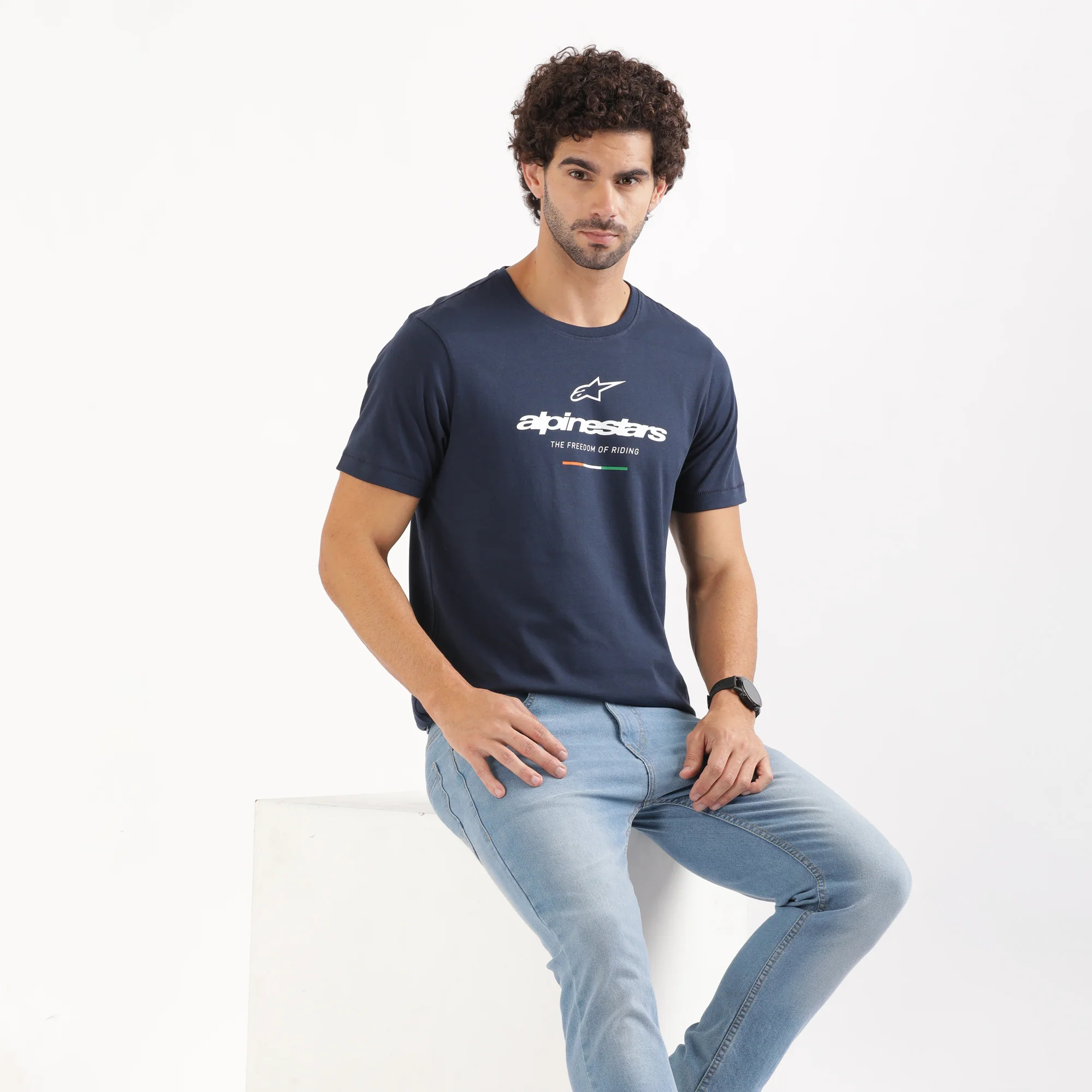 TVS Racing x Alpinestars Crew Neck T-Shirt | 100% Combed Cotton & Anti-Microbial - Image 9