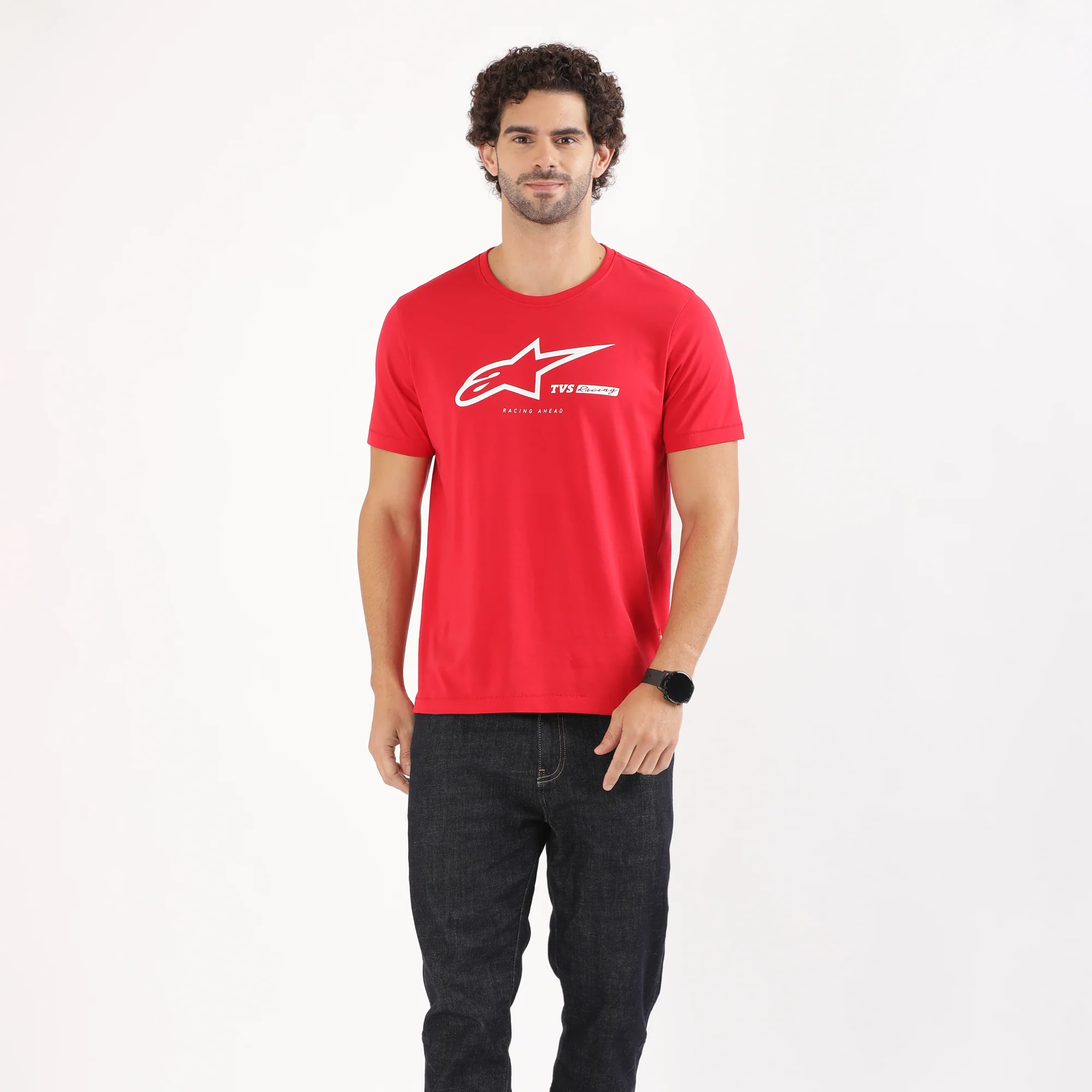 TVS Racing x Alpinestars Crew Neck T-Shirt | 100% Combed Cotton & Anti-Microbial - Image 10