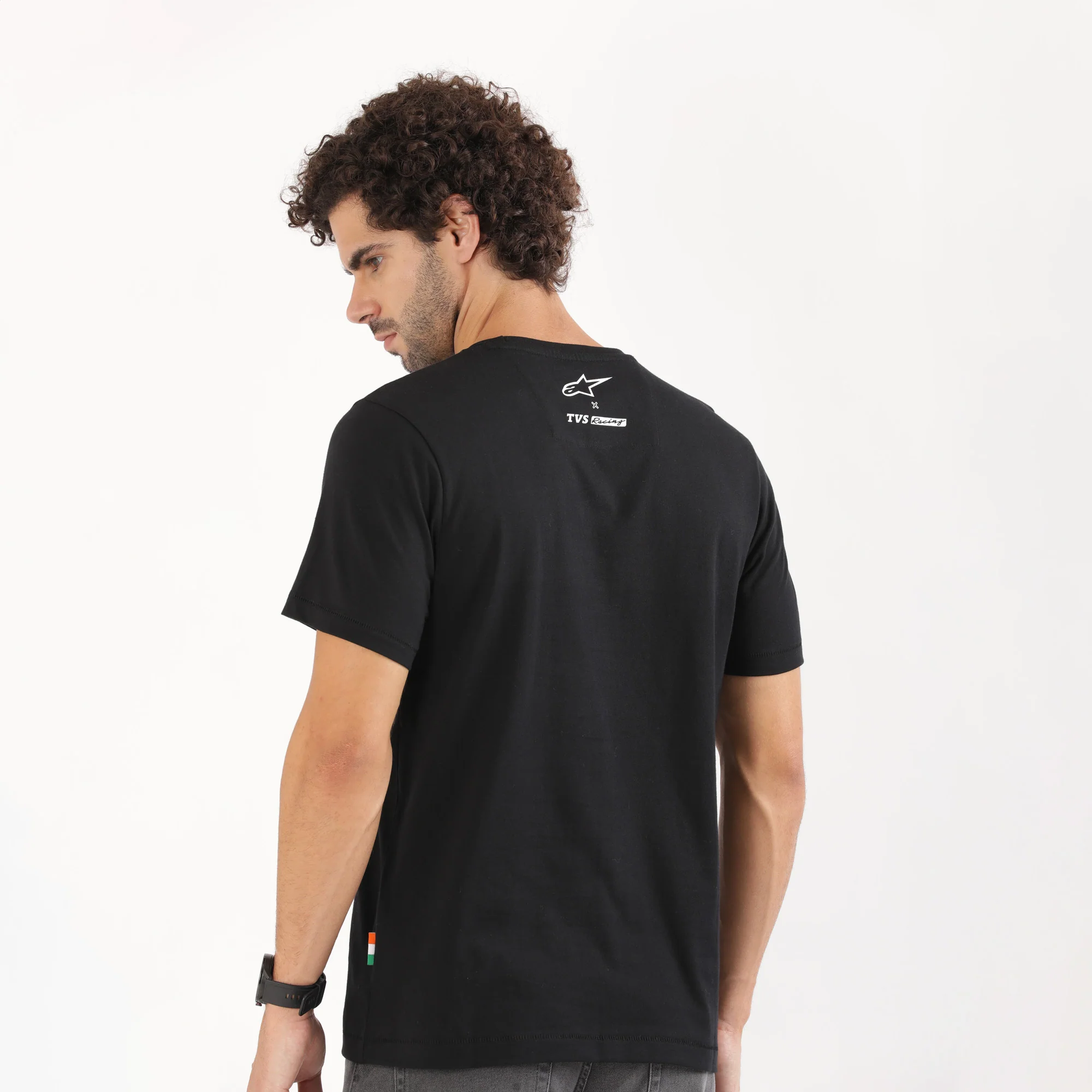 TVS Racing x Alpinestars Crew Neck T-Shirt | 100% Combed Cotton & Anti-Microbial - Image 2