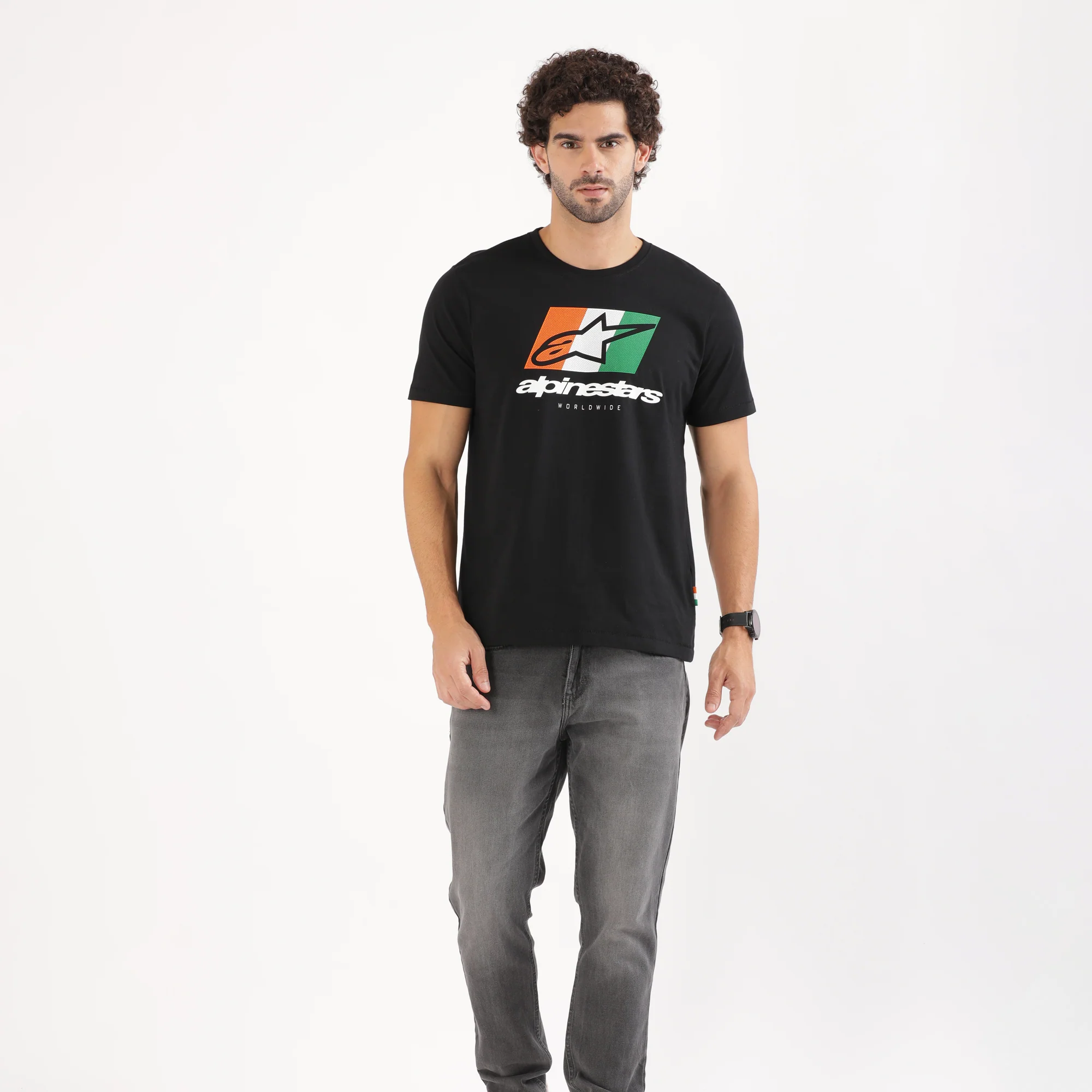 TVS Racing x Alpinestars Crew Neck T-Shirt | 100% Combed Cotton & Anti-Microbial - Image 4