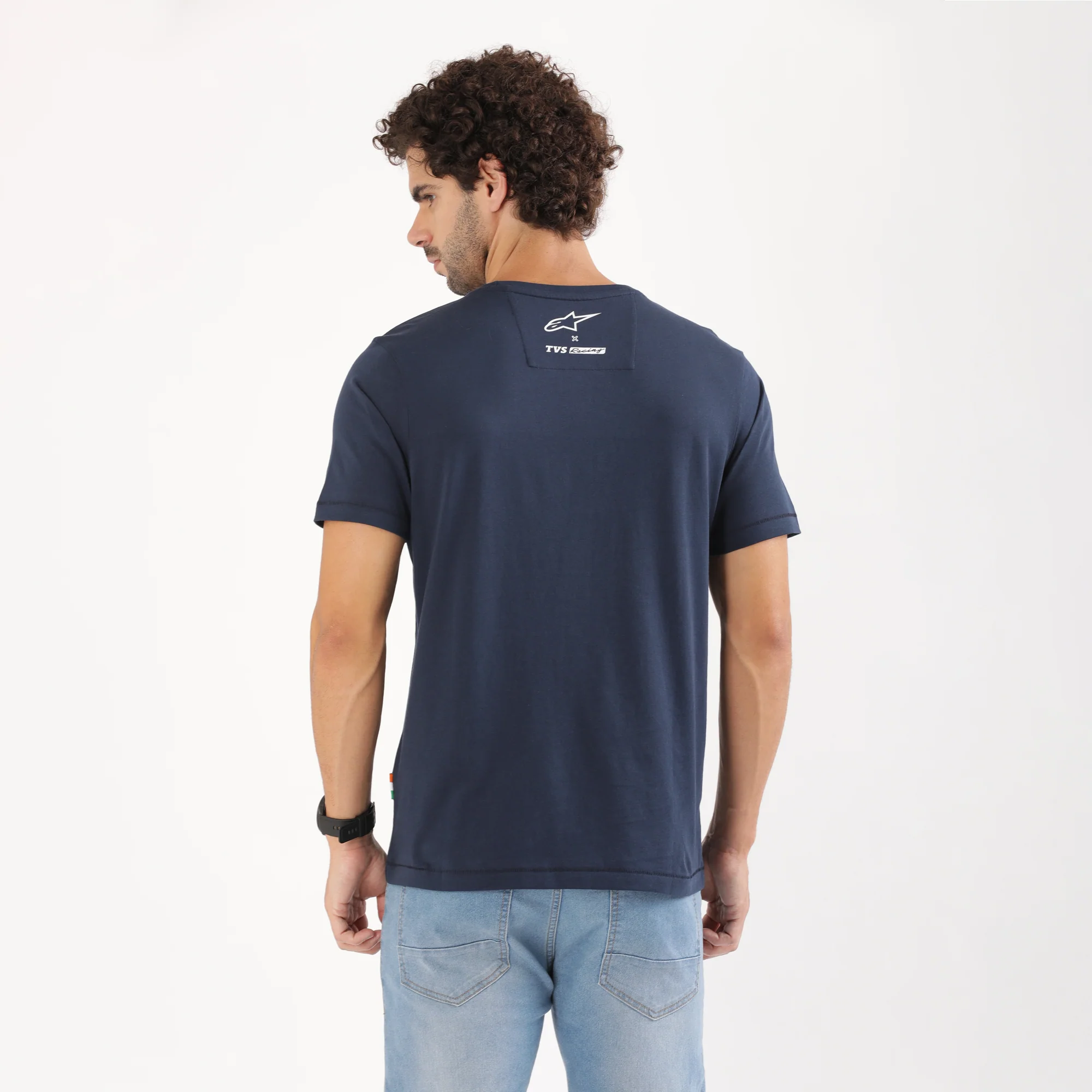 TVS Racing x Alpinestars Crew Neck T-Shirt | 100% Combed Cotton & Anti-Microbial - Image 8