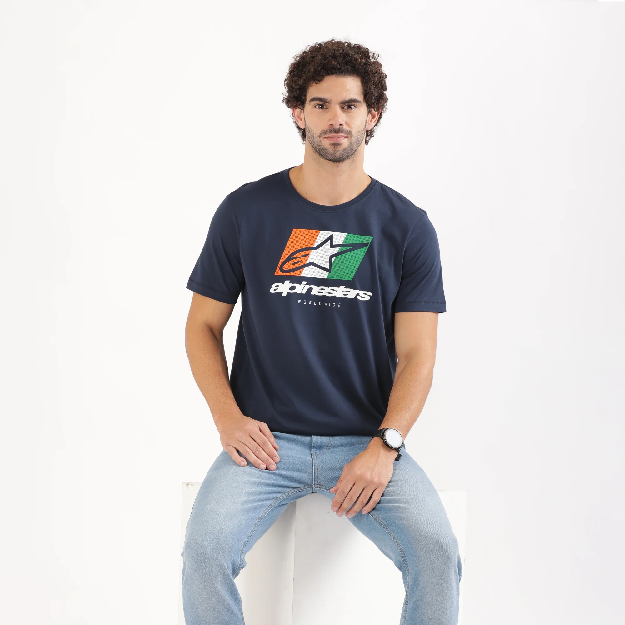 TVS Racing x Alpinestars Crew Neck T-Shirt | 100% Combed Cotton & Anti-Microbial - Image 9
