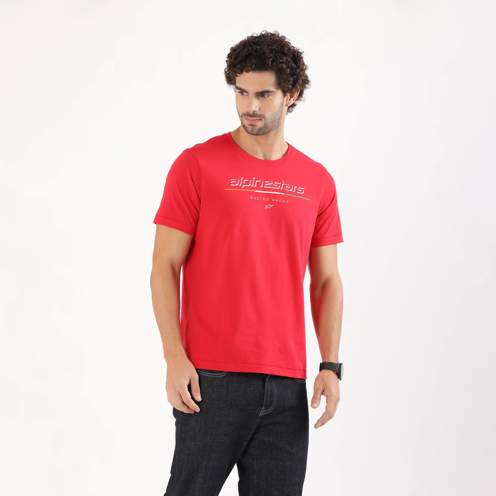 TVS Racing x Alpinestars Crew Neck T-Shirt | 100% Combed Cotton & Anti-Microbial - Image 11