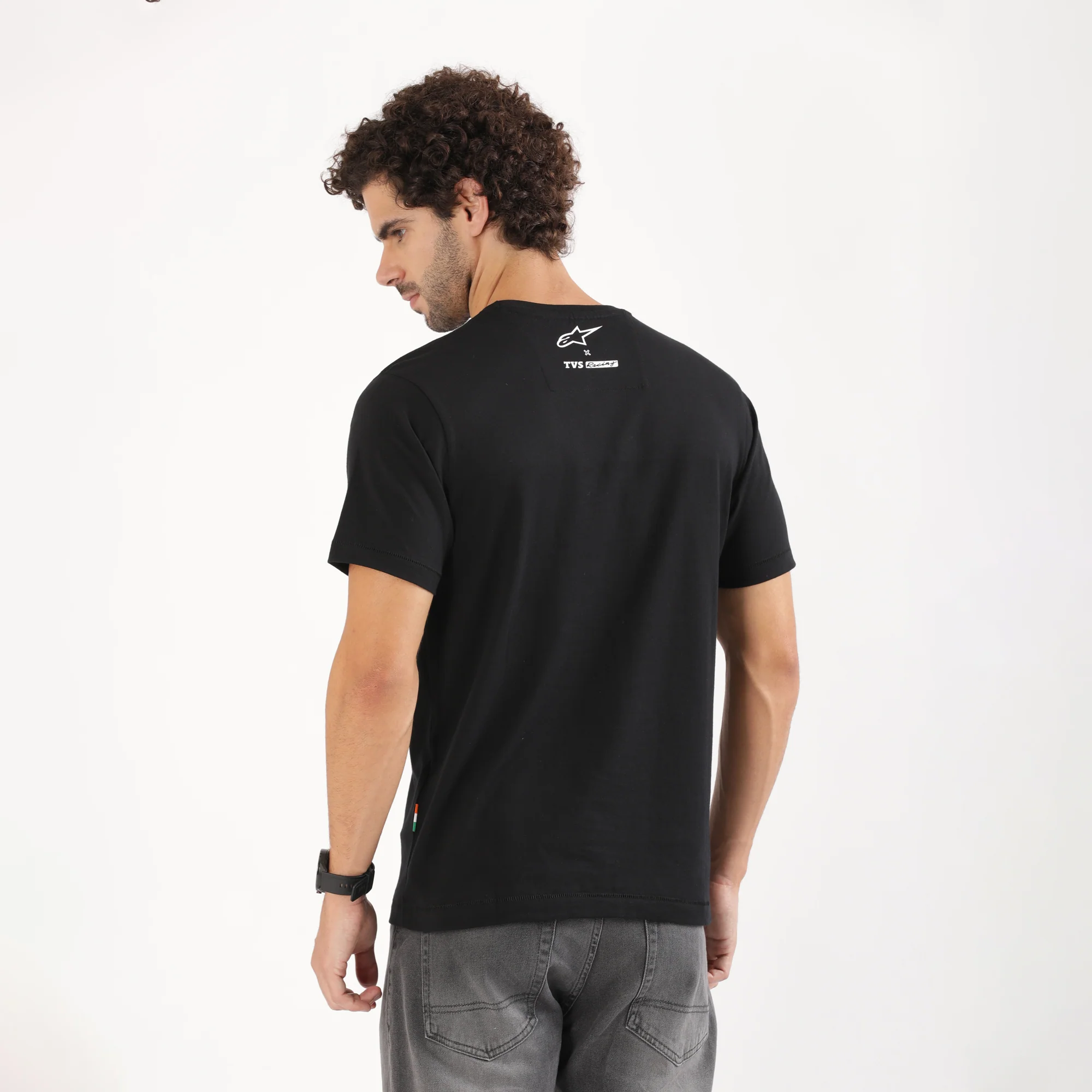 TVS Racing x Alpinestars Crew Neck T-Shirt | 100% Combed Cotton & Anti-Microbial - Image 2