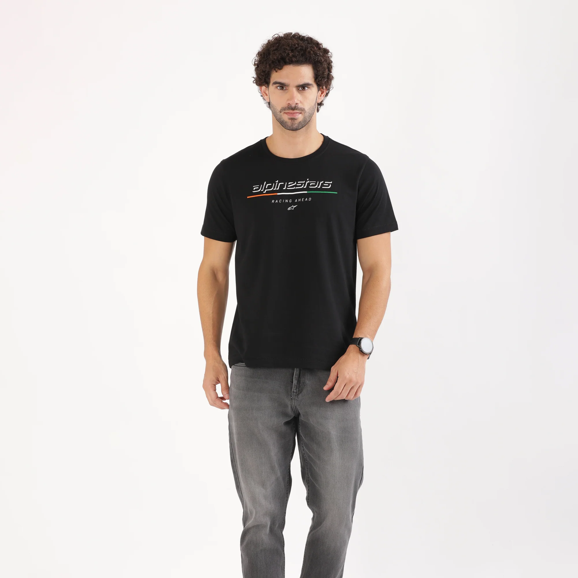TVS Racing x Alpinestars Crew Neck T-Shirt | 100% Combed Cotton & Anti-Microbial - Image 4