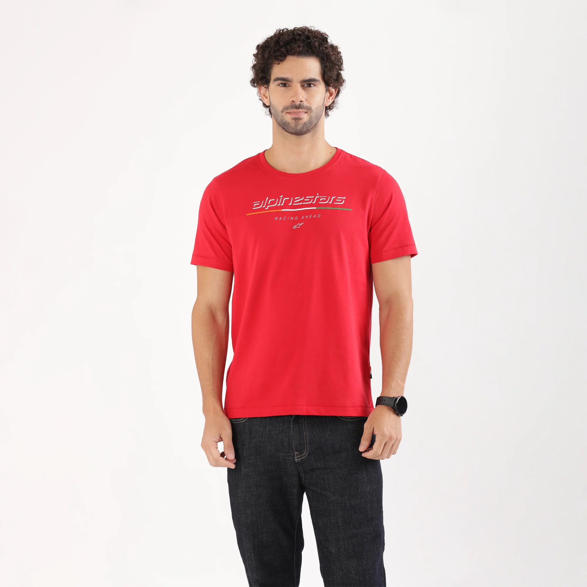TVS Racing x Alpinestars Crew Neck T-Shirt | 100% Combed Cotton & Anti-Microbial - Image 7