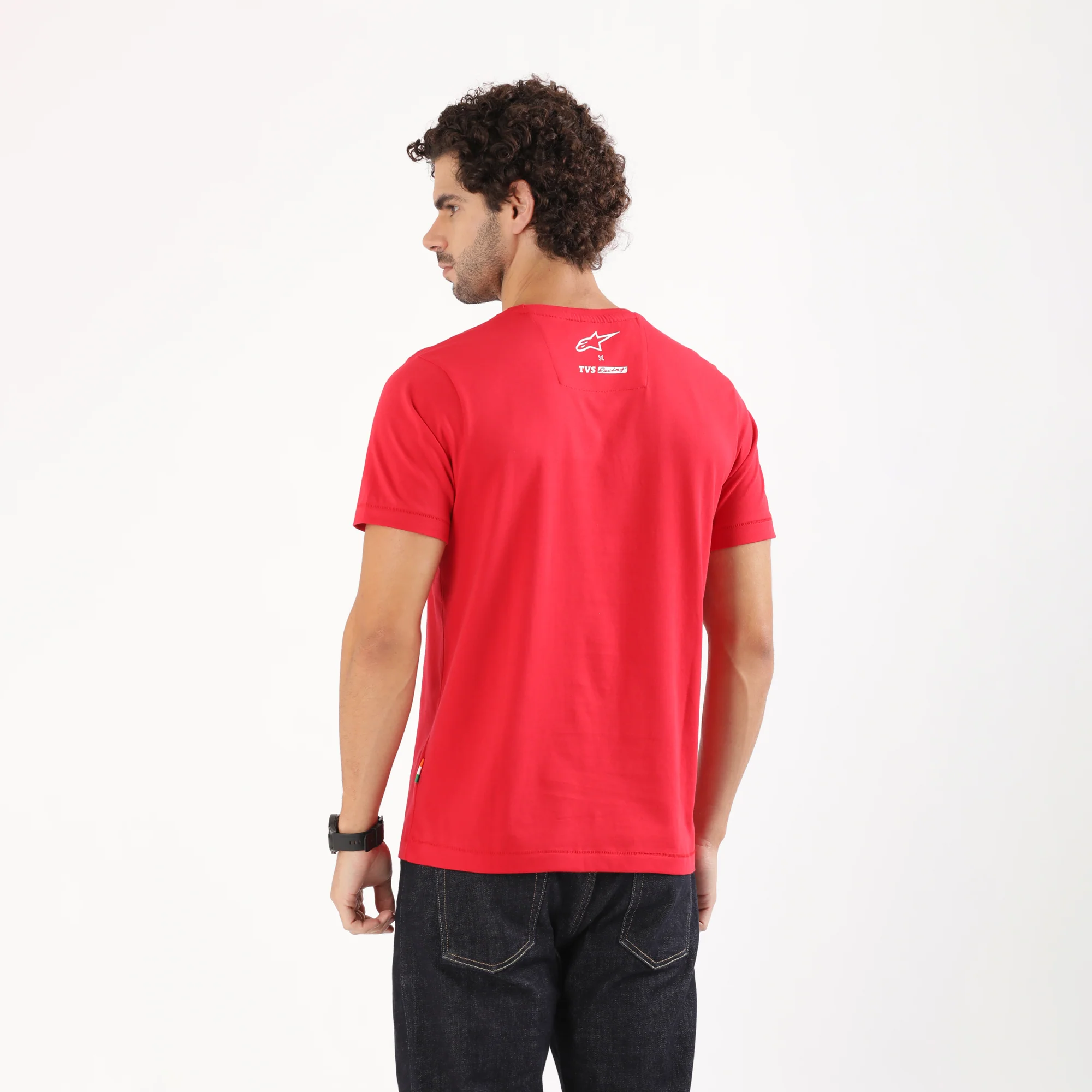 TVS Racing x Alpinestars Crew Neck T-Shirt | 100% Combed Cotton & Anti-Microbial - Image 8