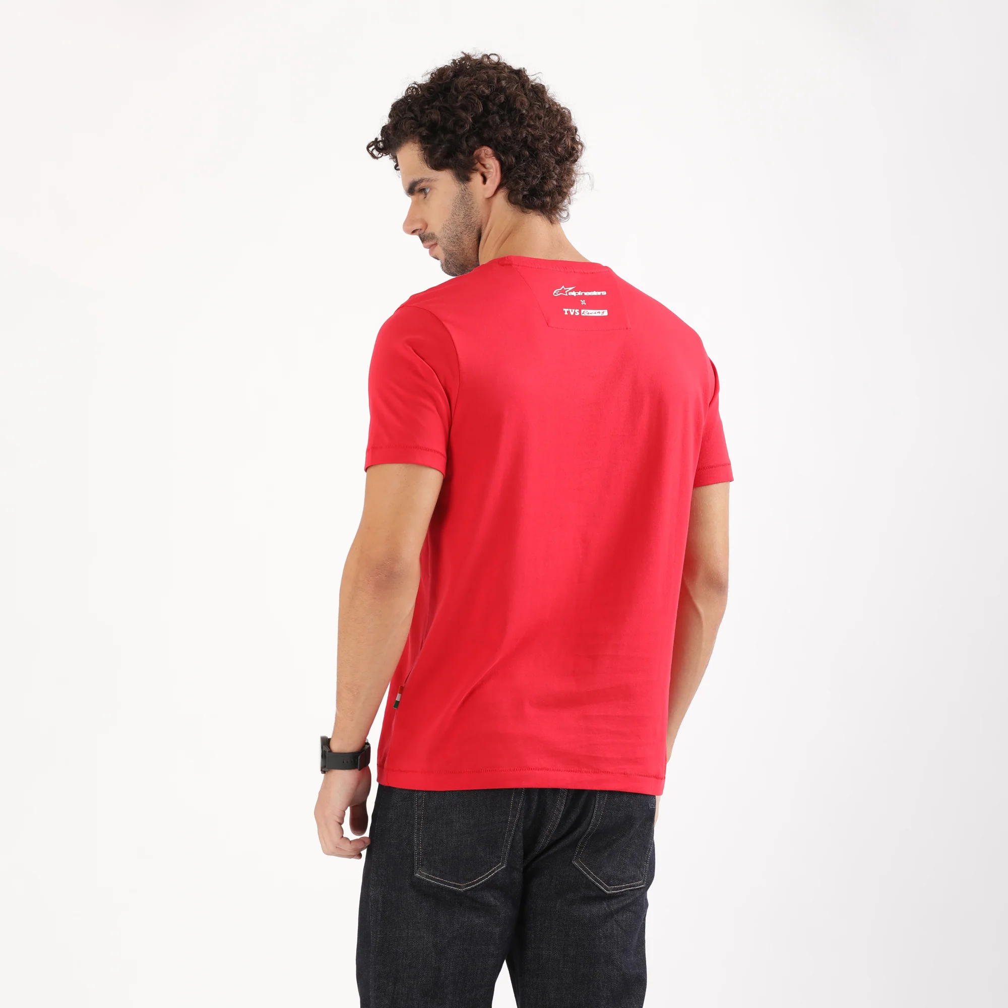 TVS Racing x Alpinestars Crew Neck T-Shirt | 100% Combed Cotton & Anti-Microbial - Image 8