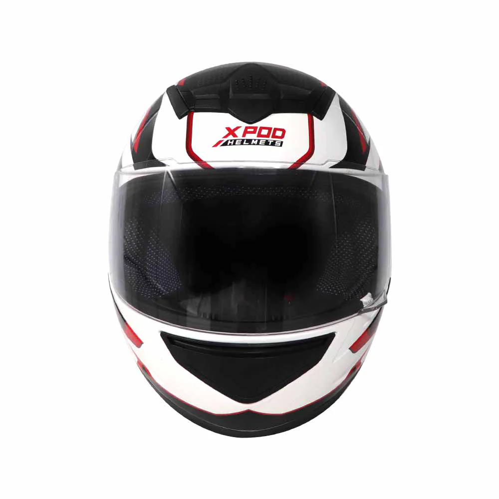 TVS XPOD Aerodynamic Helmet - ISI & DOT Certified Helmet for Men in Dual Tone with Ultrawide Visor - Image 5