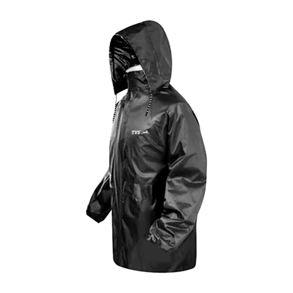 TVS Rain Coat, Color Black- Stay Dry and Stylish in Any Weather - Image 2