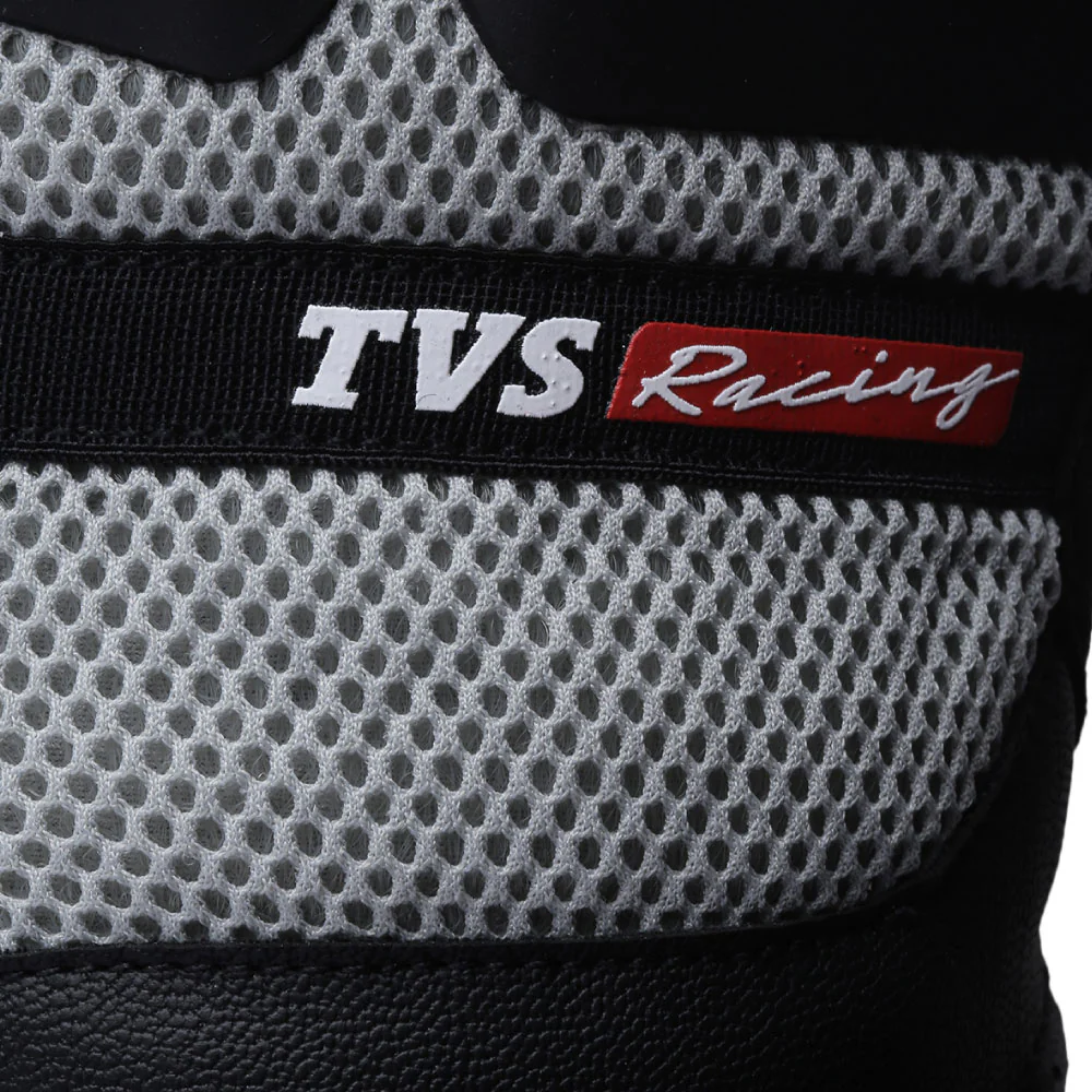 TVS Racing Adventure Riding Gloves for Men | PVC Protection, Touch Screen Compatible, Visor Wiper | Premium Bike Gloves (Grey) - Image 7