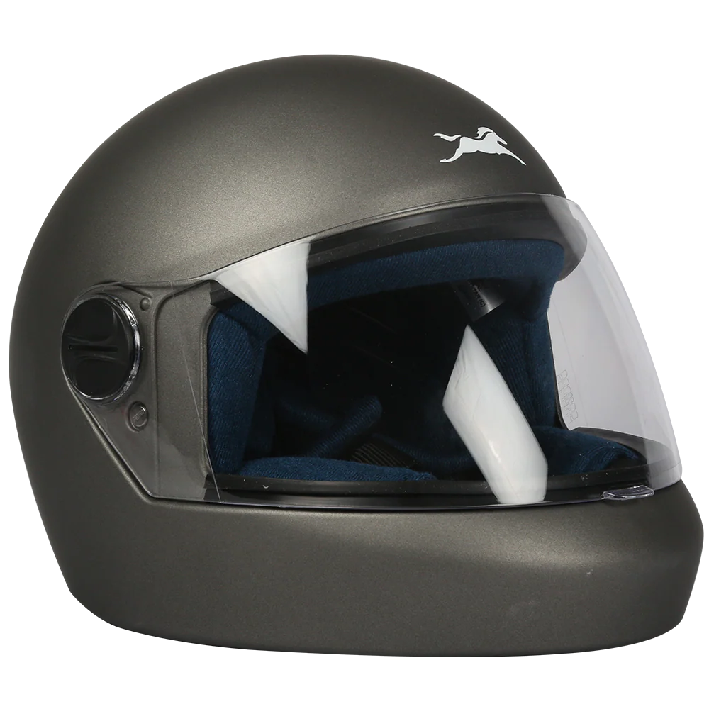 TVS Sil Met JL Full Face Helmet Grey | Premium Protection & Style - Image 2