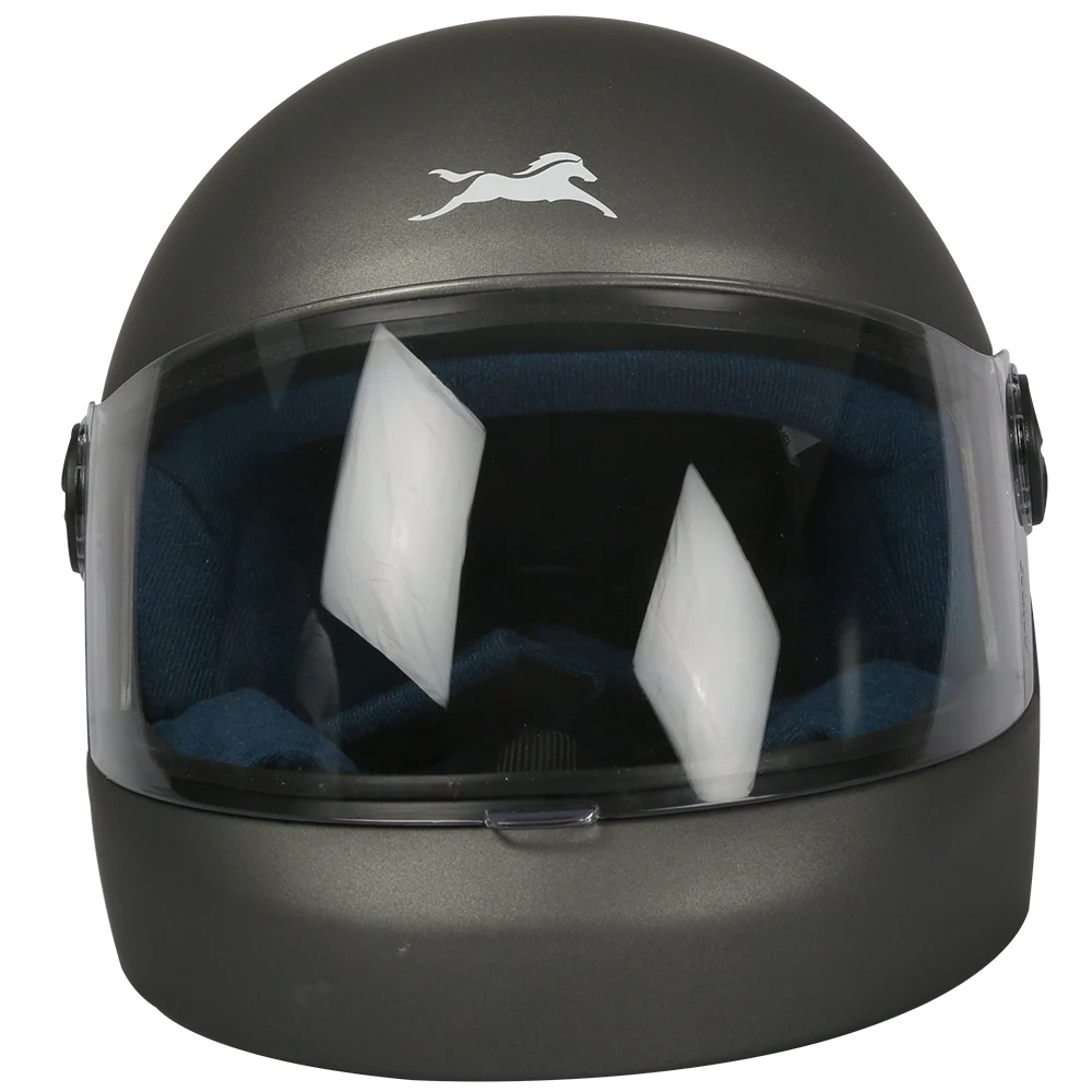 TVS Sil Met JL Full Face Helmet Grey | Premium Protection & Style - Image 3