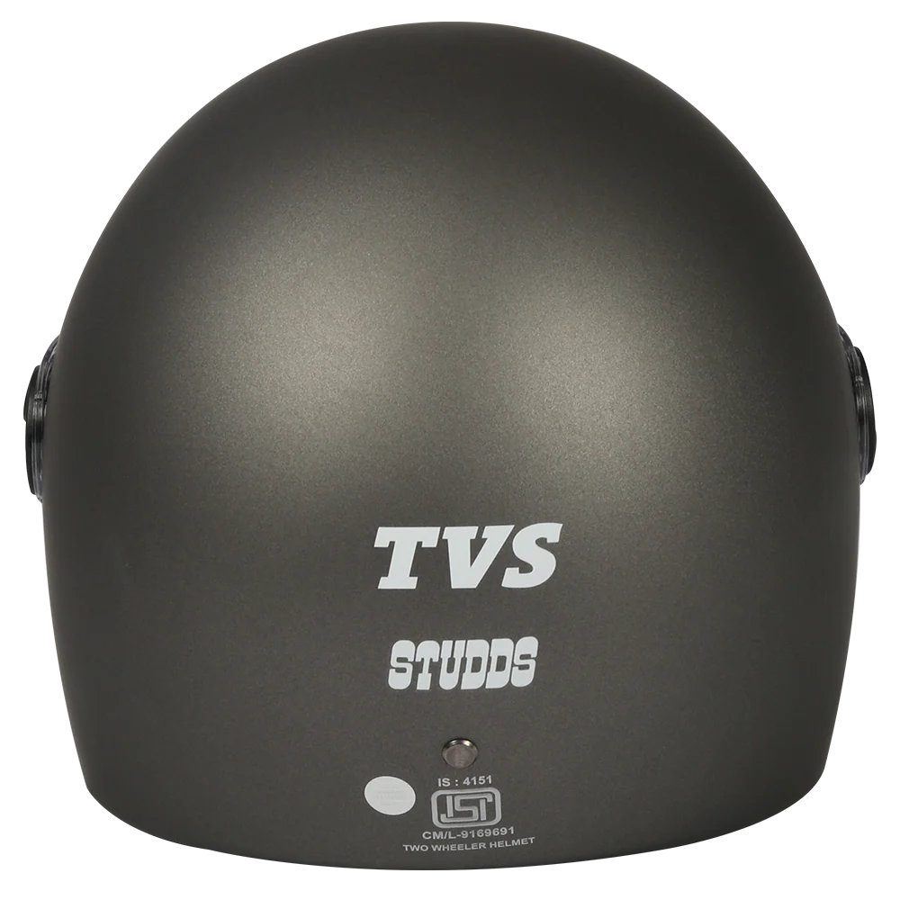 TVS Sil Met JL Full Face Helmet Grey | Premium Protection & Style - Image 5