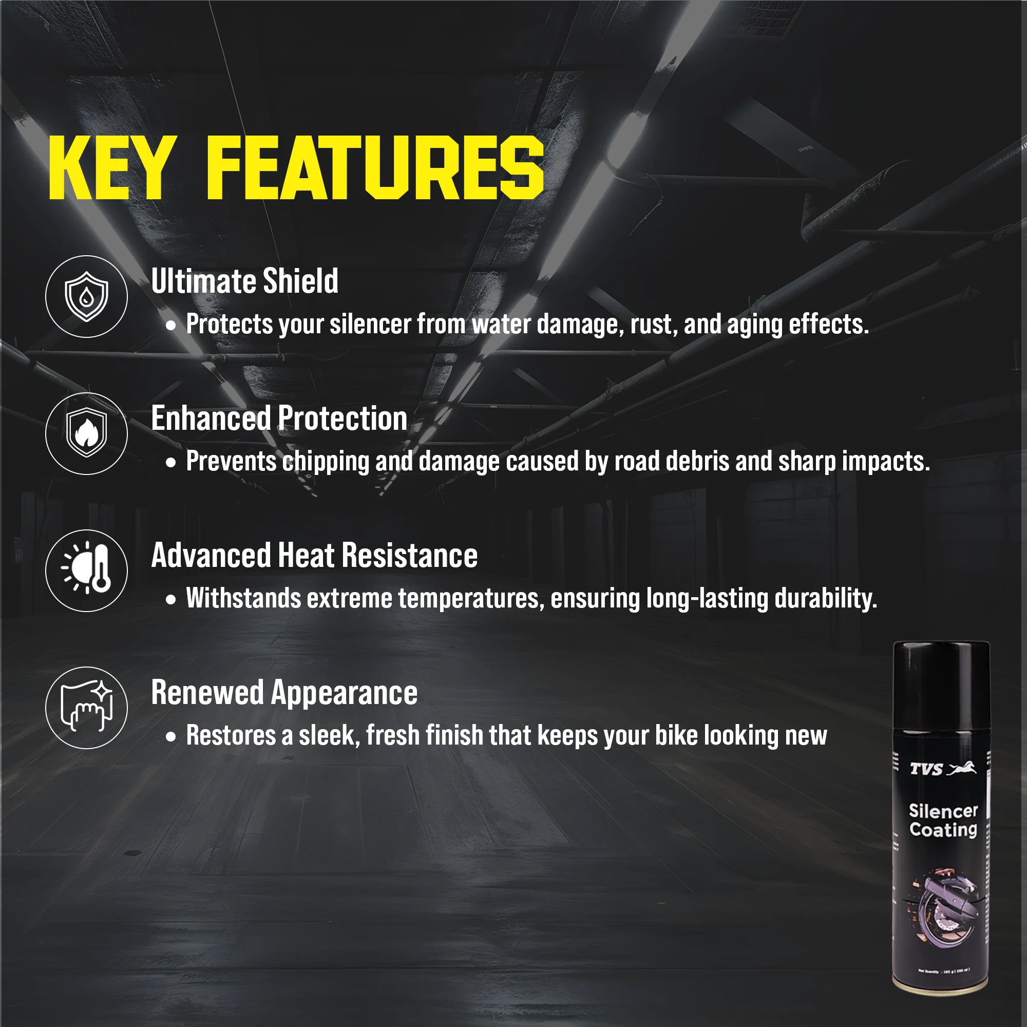 Premium TVS Silencer Coating - Ultimate Heat Shield & Long-Lasting Protection - Image 5