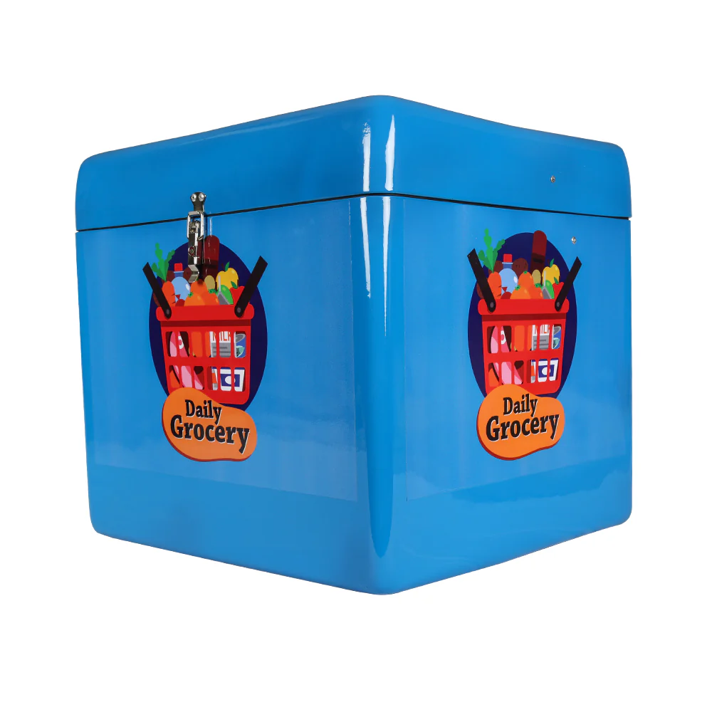 TVS Delivery Box with Top Opening & Divider | Durable Plastic Construction - Image 4