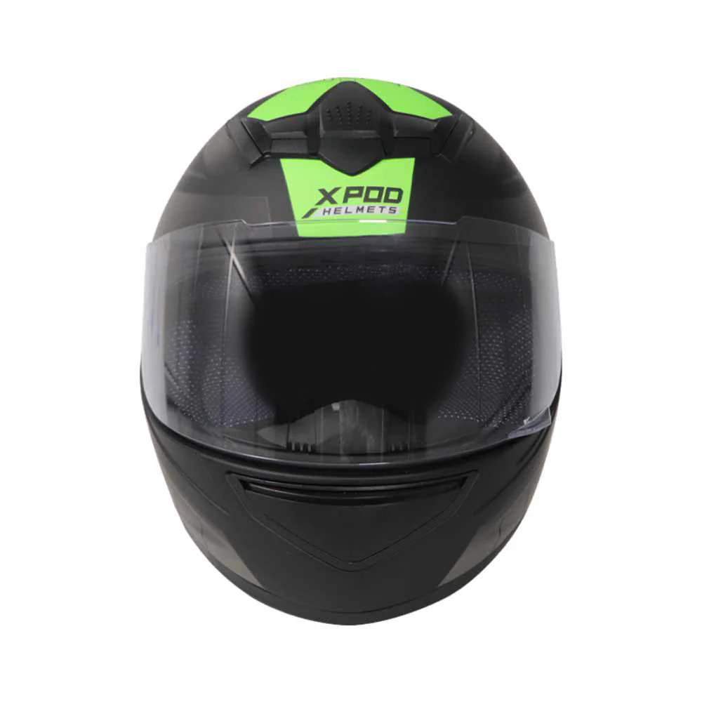 TVS XPOD Dual Tone Helmet - Neon-Grey | Premium Safety & Style - Image 5
