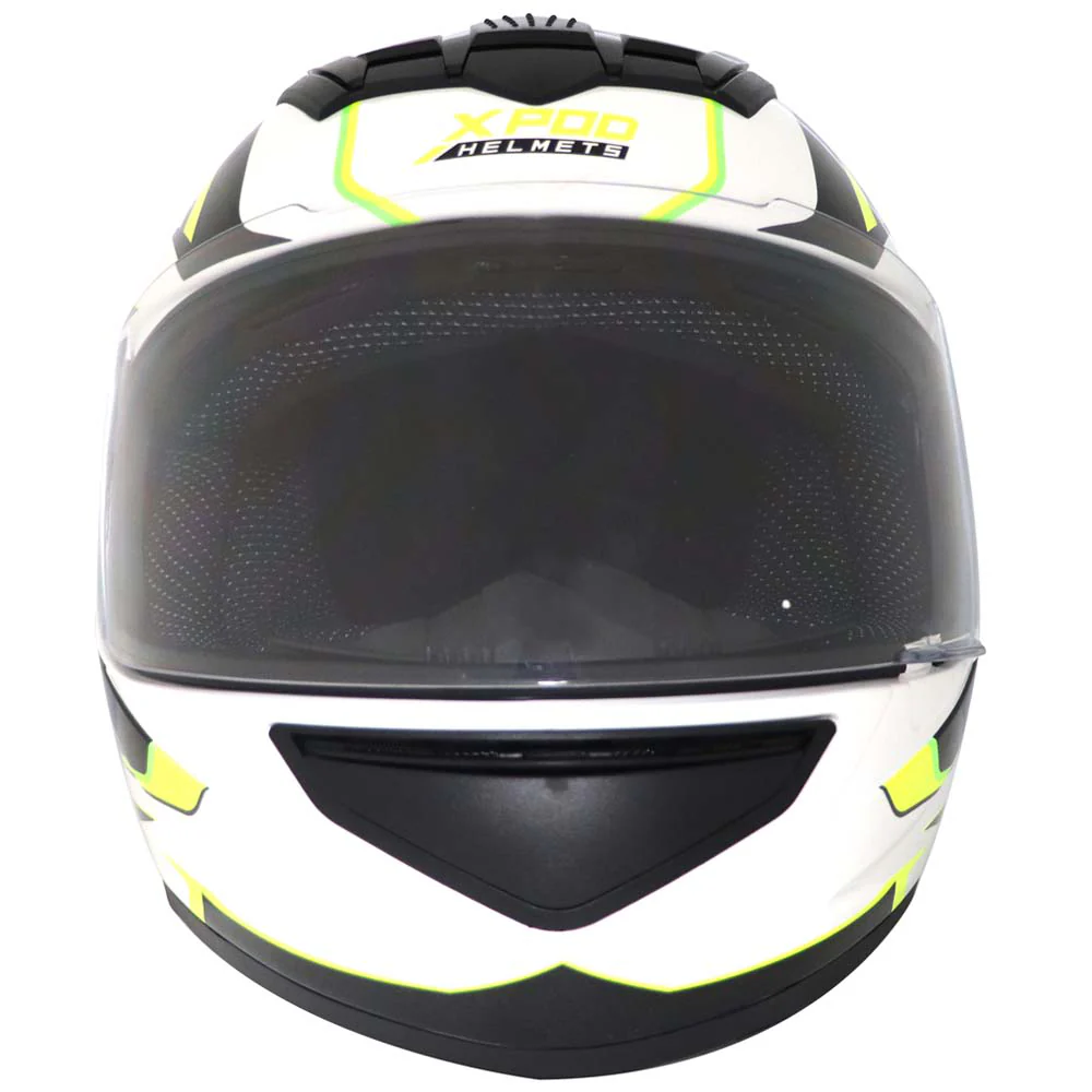 TVS XPOD Aerodynamic Helmet - ISI & DOT Certified, Ultrawide Visor, Premium Bike Helmet for Men - Image 3