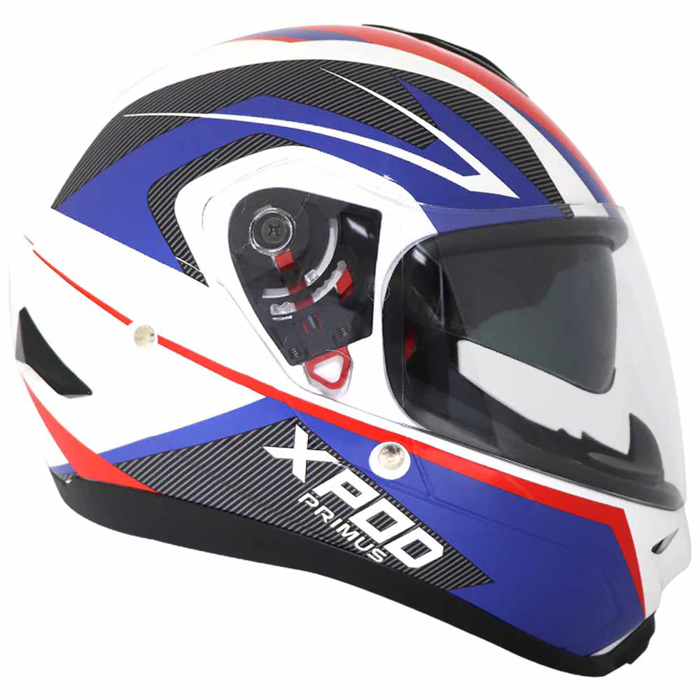 TVS XPOD Primus Helmet for Men - Dual Visor, ISI & DOT Certified, Premium Safety in Blue - Image 2