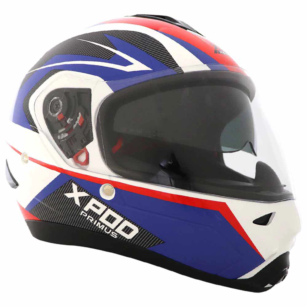 TVS XPOD Primus Helmet for Men - Dual Visor, ISI & DOT Certified, Premium Safety in Blue - Image 4